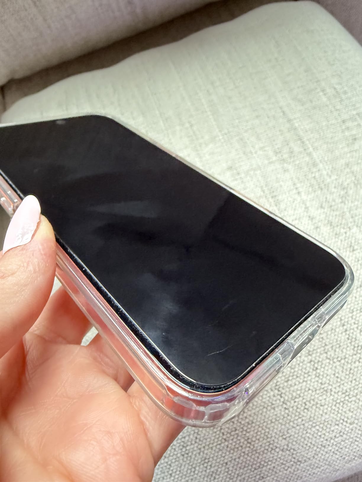 Ailun Privacy Screen Protector for iPhone 17e / iPhone 16e / iPhone 14 / iPhone 13 / iPhone 13 Pro [6.1 Inch] 2 Pack Anti Spy Private Tempered Glass Case Friendly customer photo 2