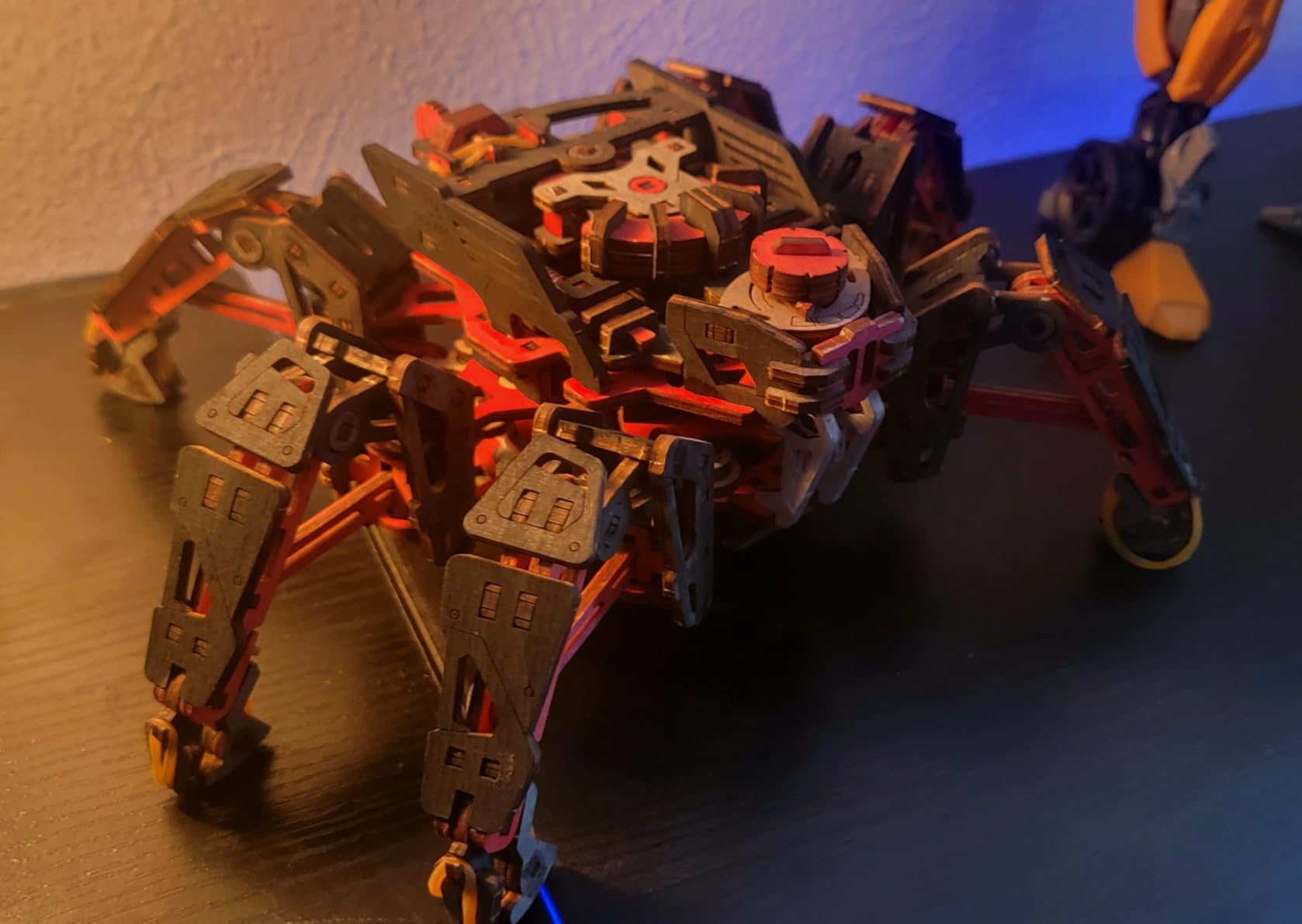 UGEARS Hexapod Explorer 3D Puzzle - Walking Robot Wooden Model Kits for Adults to Build - Self-Propelled 6-Legged Mechanical Crawler Craft Kit - 3D Wooden Puzzles for Adults customer photo 2