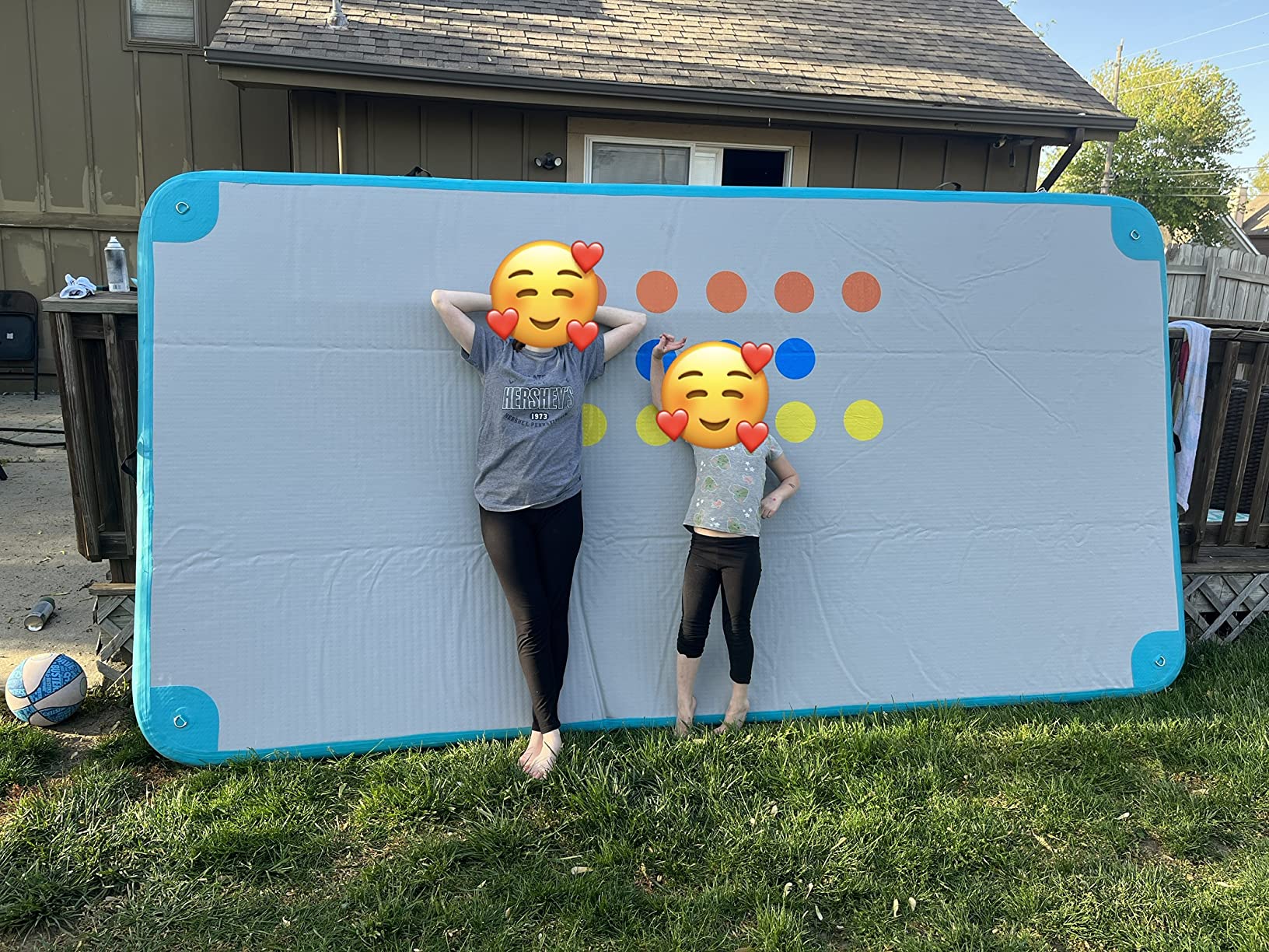 Inflatable Floating Dock Platform Floating Island Raft Water Mat Swim Raft with None-Slip Surface for Pool Beach Ocean (6 x 6ft) customer photo 1