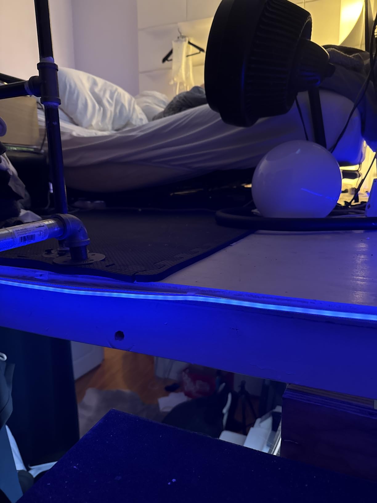 Classic Brands Upholstered Adjustable Bed Base 2.0 with Upgraded Motors, Massage, Wireless Remote, USB Port - Ergonomic Head and Foot Inclines, Twin XL customer photo 1