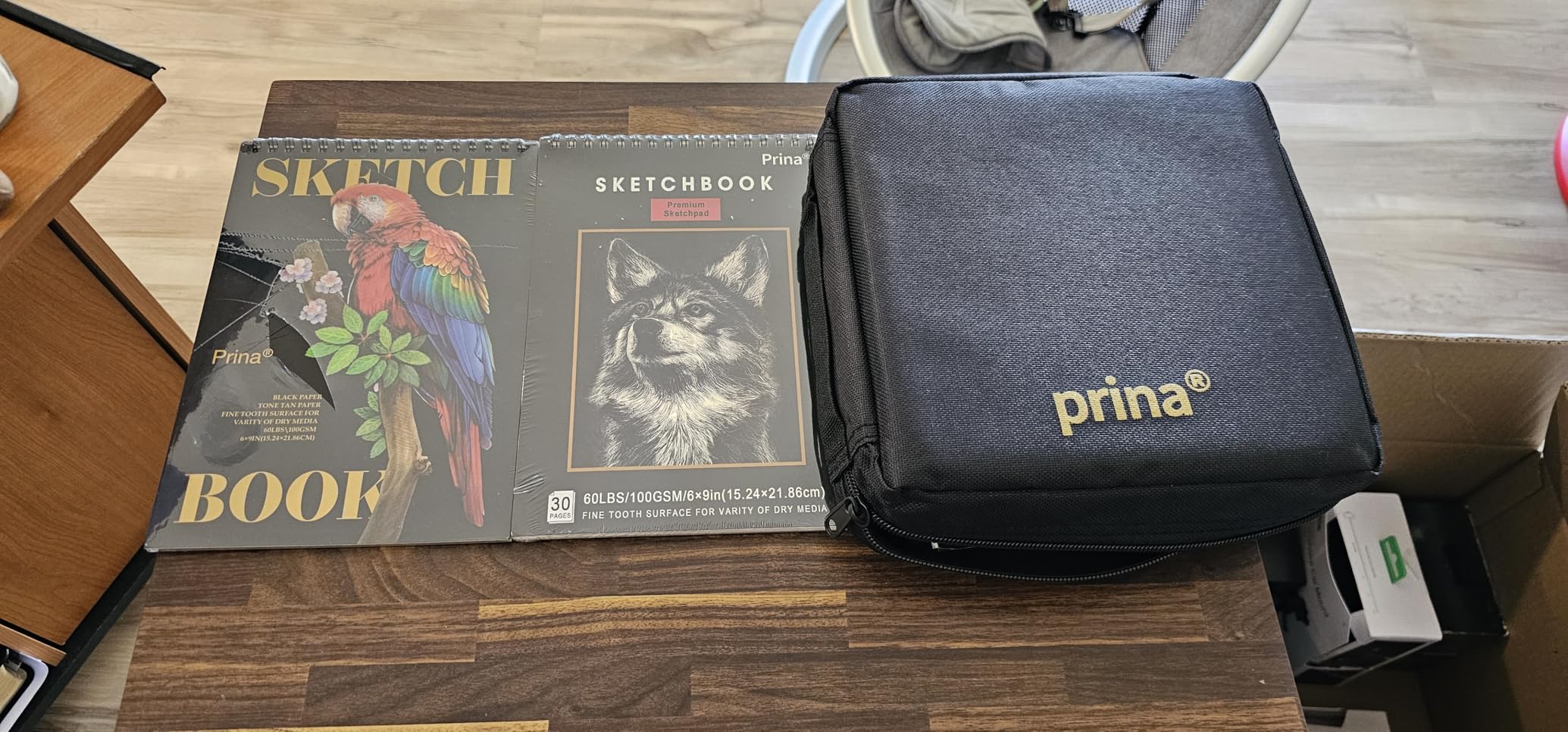 PRINA Art Supplies 120 Colors Colored Pencils Set for Adults Coloring Books with Sketchbook, Professional Vibrant Artists Coloring Pencils for Drawing Sketching Blending Shading, Soft Core Oil Based customer photo 2