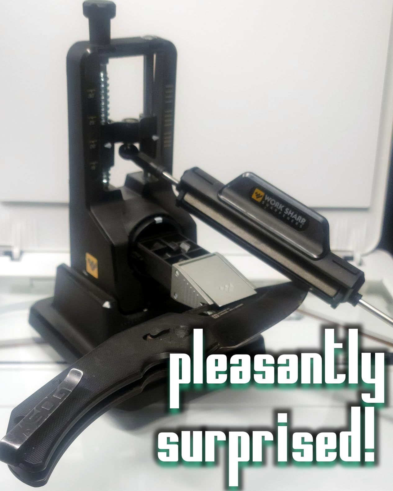 Work Sharp Precision Adjust Elite Knife Sharpener - Adjustable Knife Sharpening System - For Hunting, Serrated & Kitchen Knives customer photo 1