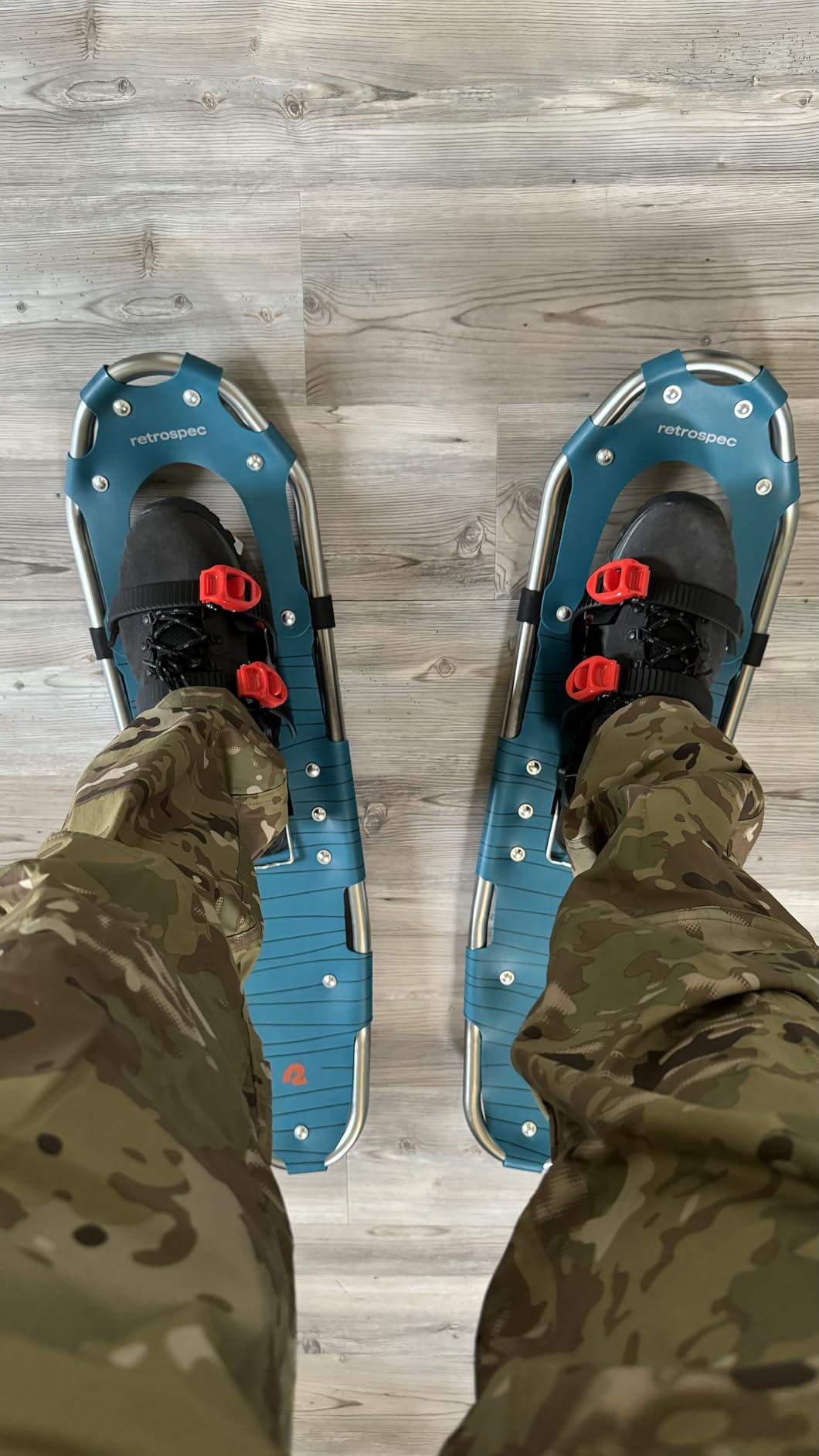 Retrospec Drifter Snowshoes for Women & Men - Lightweight Aluminum Frame Snow Shoes with Double Ratchet Binding System, Heel Lifts & Carry Bag for All Terrain Hiking & Winter Sports customer photo 2