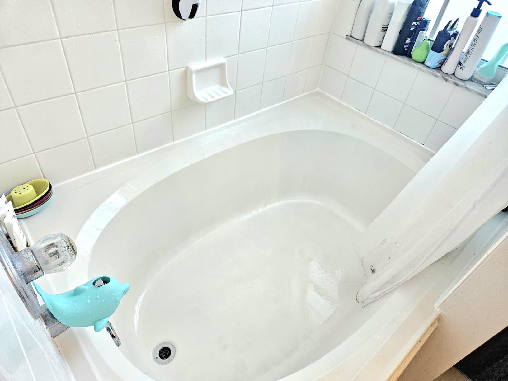 LABIGO Electric Spin Scrubber, Cordless Cleaning Brush Scrubber with 7 Replaceable Brush Heads and Adjustable Extension Handle, IPX7 Waterproof Power Cleaning Brush for Bathroom Tub Floor Tile Shower customer photo 2