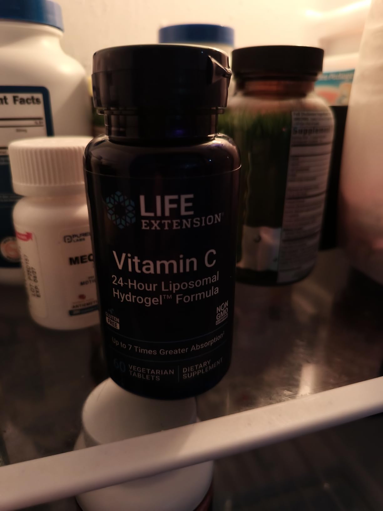 Life Extension Vitamin C 24-Hour Liposomal Hydrogel Formula, absorbs Better Than Standard Vitamin C, up to 24 Hours, get The Most Out of Your Vitamin C, Gluten-Free, Non-GMO, Vegetarian, 60 Tablets customer photo 1