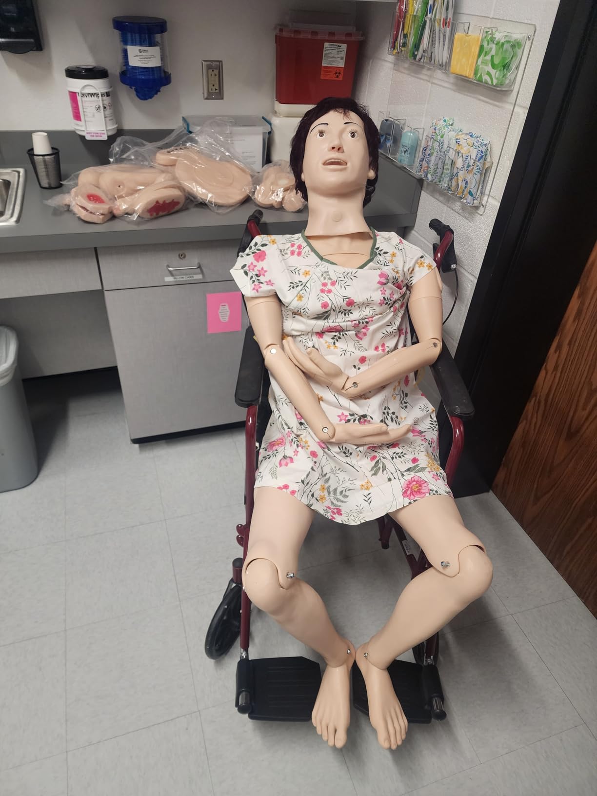 Trauma Nursing Manikin, Patient Care Medical Manikin for Training-5.74ft CPR Full Body with 30+ Skills: Wound Care, Catheterization -Ideal for Nursing Students & Medical Education customer photo 1
