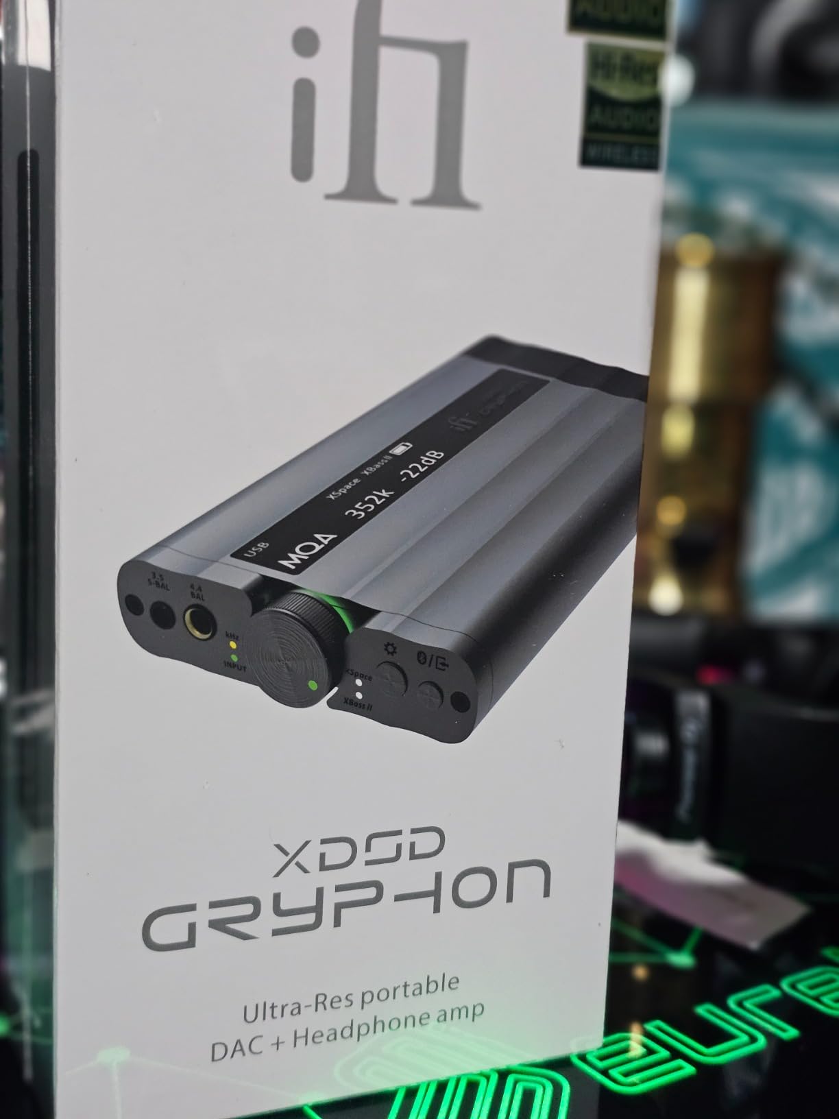 iFi xDSD Gryphon - Ultra-Res Portable Balanced DAC & Headphone Amplifier - Bluetooth 5.1 / USB-C/S-PDIF / 3.5mm SE / 4.4mm Bal customer photo 1