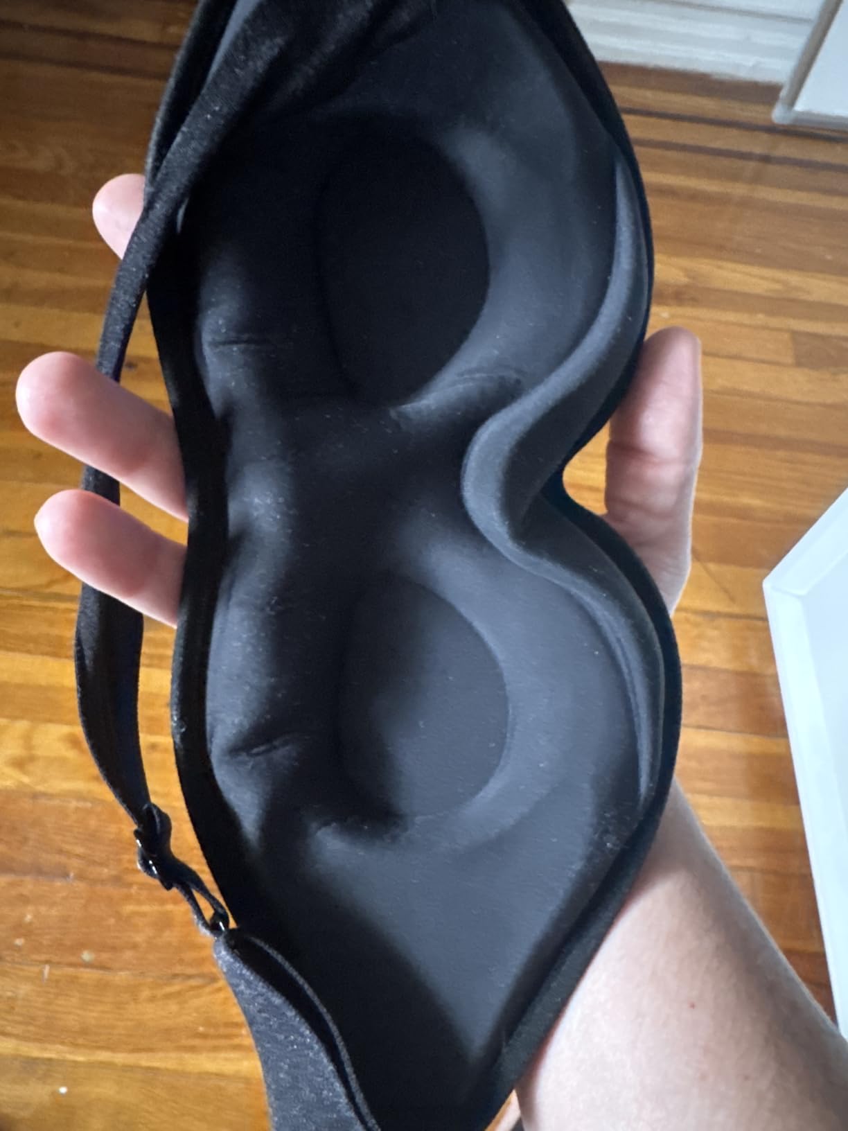 LitBear Sleep Mask for Side Sleeper Women Men, Eye Mask for Sleeping Light Blocking, 3D Contoured Cup Sleeping Mask, Soft Breathable Sleep Eye Mask with Adjustable Elastic Strap for Travel customer photo 2