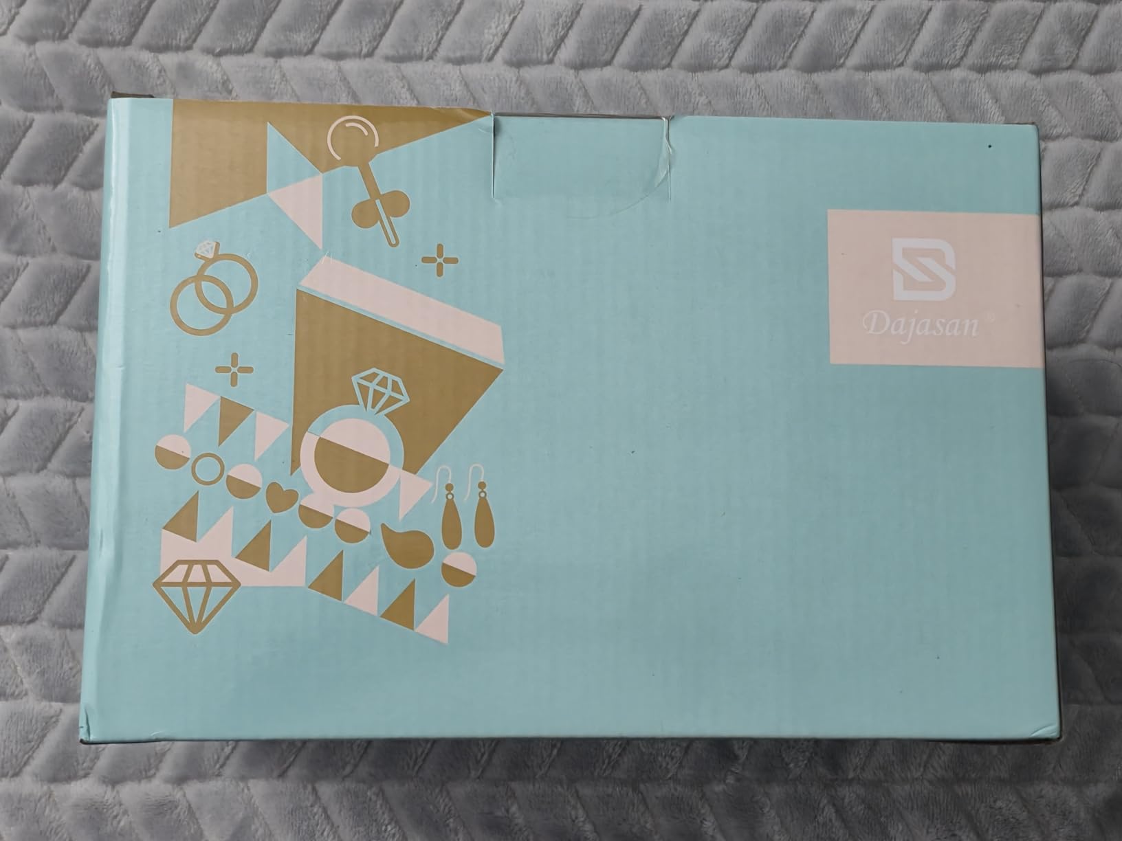 Dajasan Jewelry Organizer Box, Large Jewelry Boxes for Women Girls, Compact 3 Layers Jewelry Storage Case with Drawer, Movable Metal Stand, Modern, Gift Idea (Black) customer photo 1