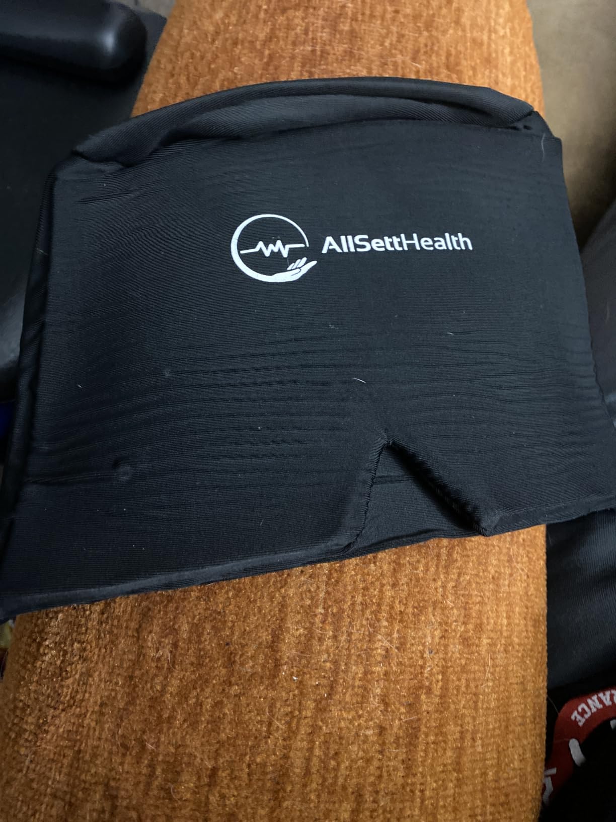 Migraine Relief Cap Ice Head Wrap and Hat | Hot/Cold Gel Pack with Face and Eye Mask Compress for Headache Relief - Black customer photo 1