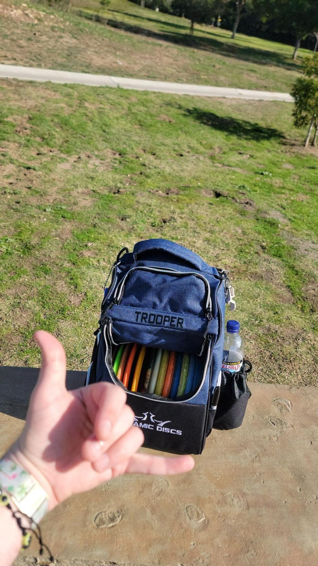 Dynamic Discs Trooper Disc Golf Bag | Large Frisbee Bags with 18+ Discs Capacity | Lightweight & Durable Backpack | Great Gifts or Disc Golf Accessories for Men | Ideal for Beginners & Pro Players customer photo 1