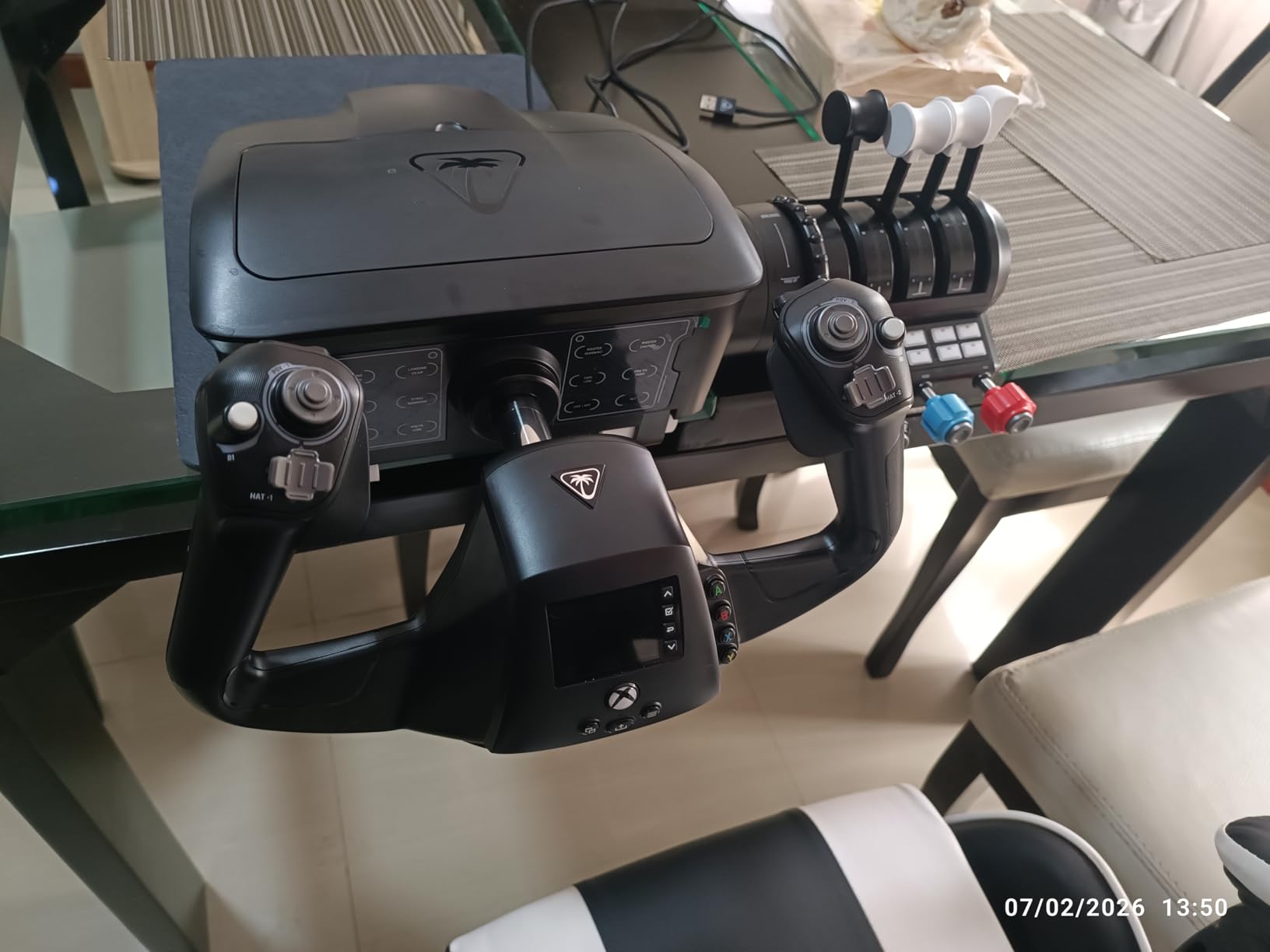 Turtle Beach VelocityOne Flight Universal Control System – Xbox Series X & PC with Yoke, Throttle, Trim Wheel & Rudder customer photo 2