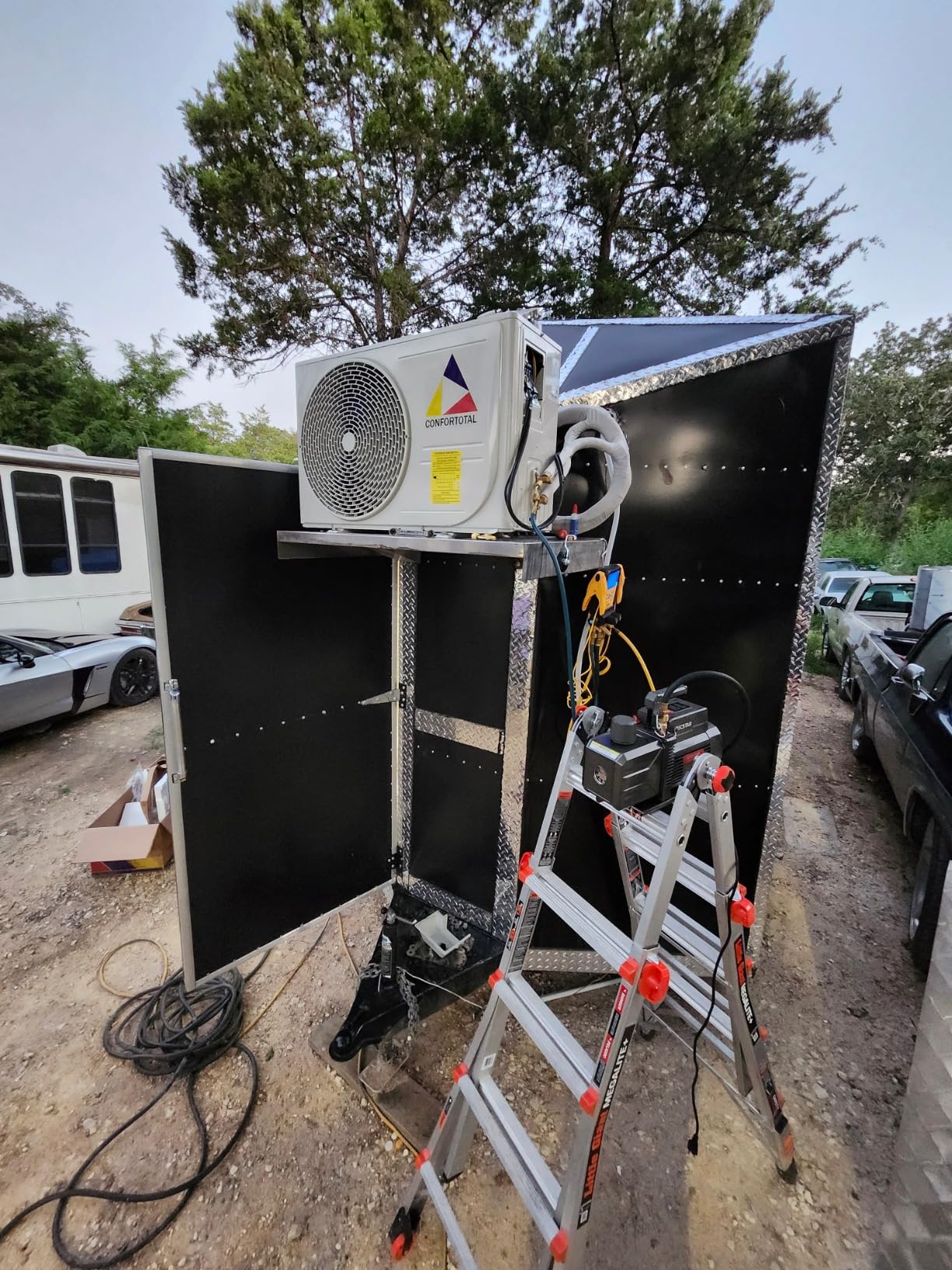 SPECSTAR 110V 9.6 CFM 1 HP Dual-Stage Rotary Vane HVAC Air Vacuum Pump for R12 R22 R134a R410a Systems with Oil Bottle customer photo 1