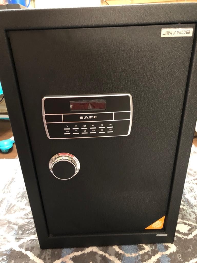 Luxury Large Biometric Safe,Jewelry Safes for Home,4 Cubic Feet Safe Box Fingerprint Access,25.2inch Home Safes with Jewelry Drawer,Heavy of 90.5lbs customer photo 1