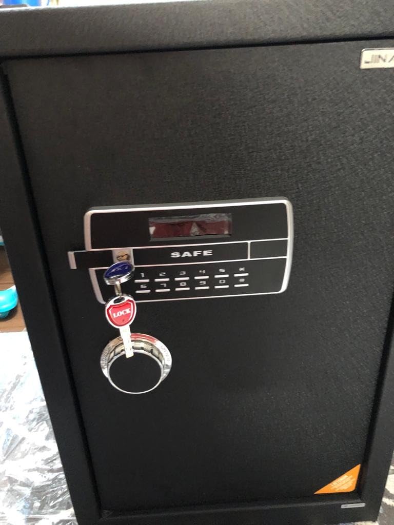 Luxury Large Biometric Safe,Jewelry Safes for Home,4 Cubic Feet Safe Box Fingerprint Access,25.2inch Home Safes with Jewelry Drawer,Heavy of 90.5lbs customer photo 2