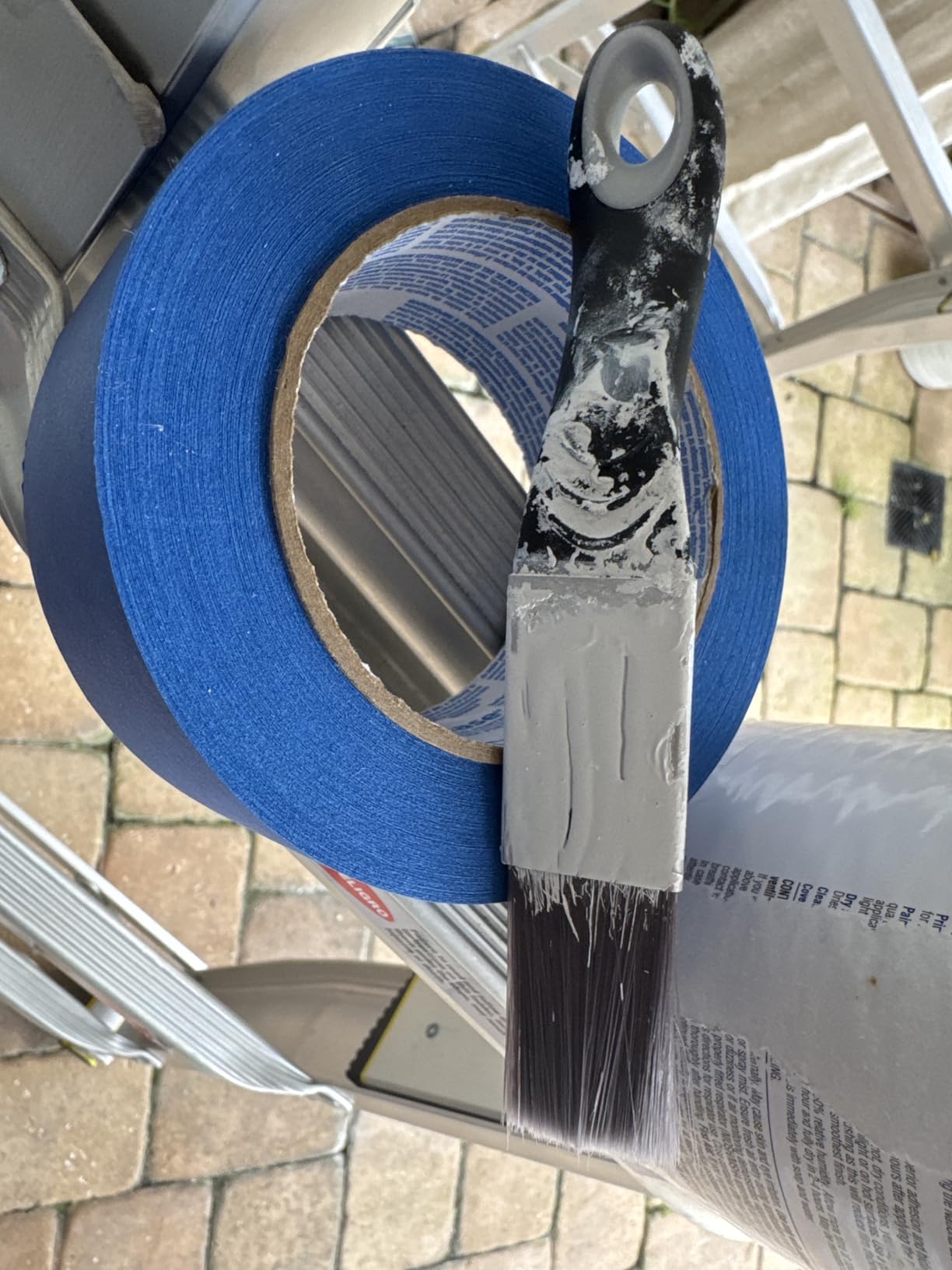 ROLLINGDOG Paint Brush for Trim - Edging Paint Brush 2PC, 1PC Triangular Brush and 1PC Square Trim Brush, Cut in, Edger, Corner, Sash Painting customer photo 1