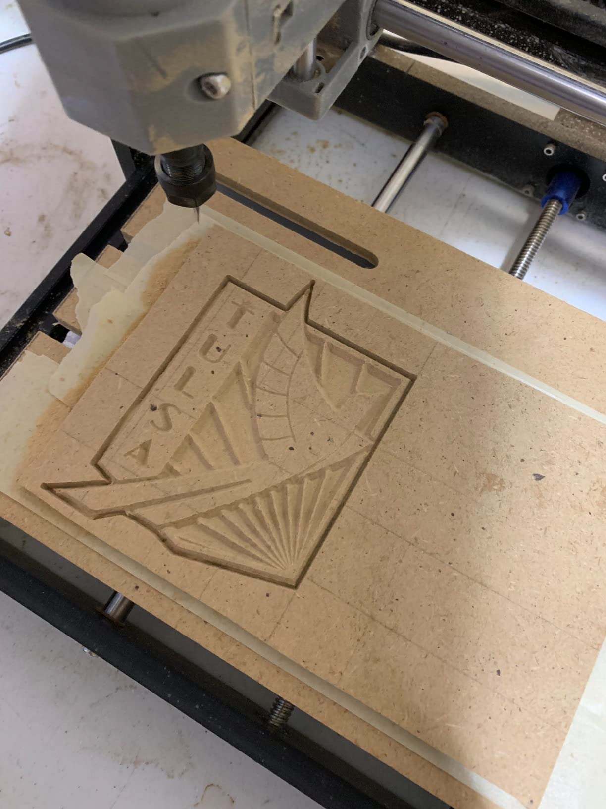 Genmitsu 3020-PRO MAX V2 CNC Router Machine, Upgraded 3 Axis Engraver for Metal, Wood, Acrylic, PCB MDF, New Structure & Offline Controller & 6pcs Limit Switches, Working Area 11.8 x 8.1 x 3.1 inch customer photo 1