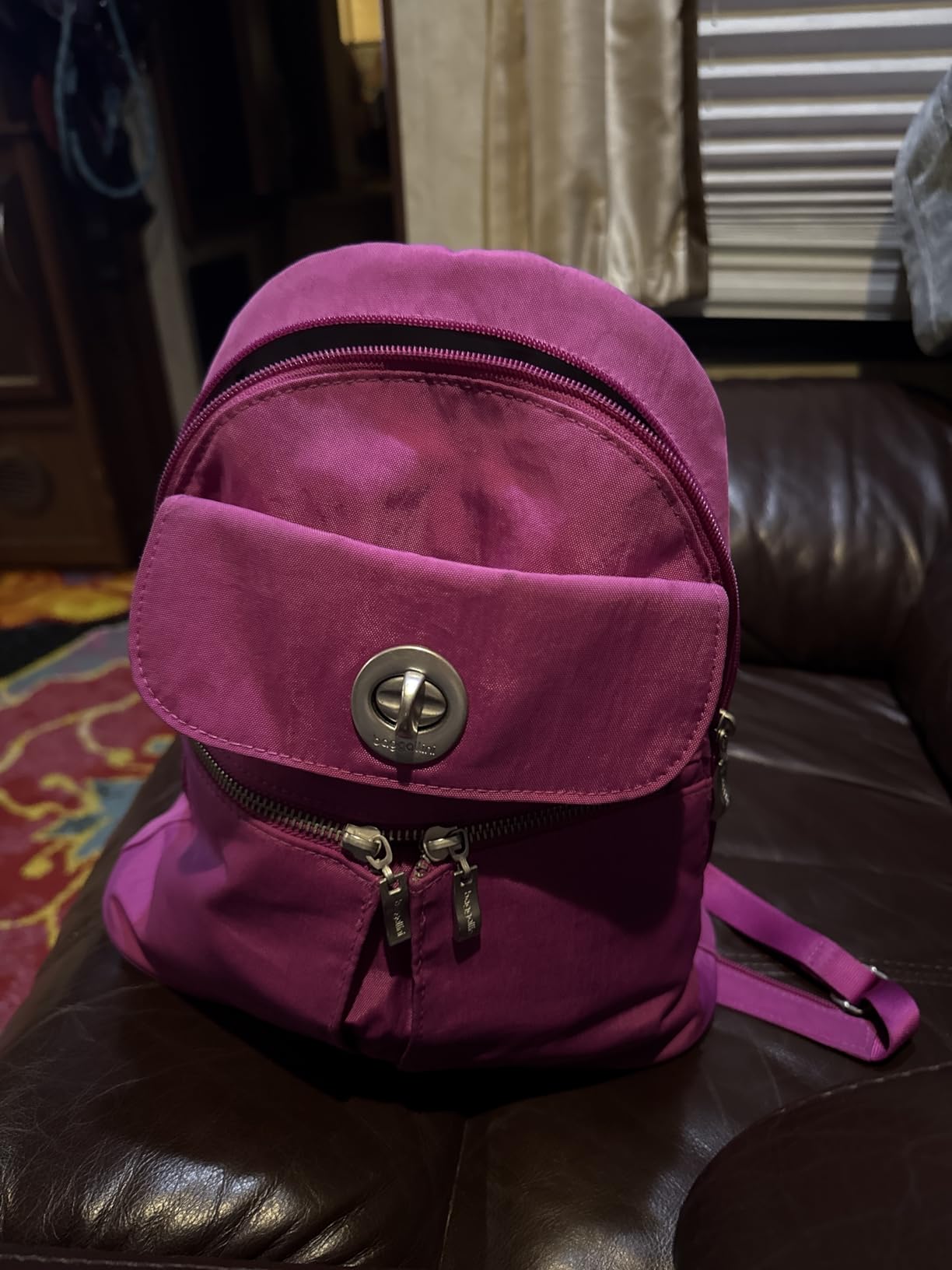 Baggallini Naples Convertible Backpack - Travel Sling Crossbody - 12