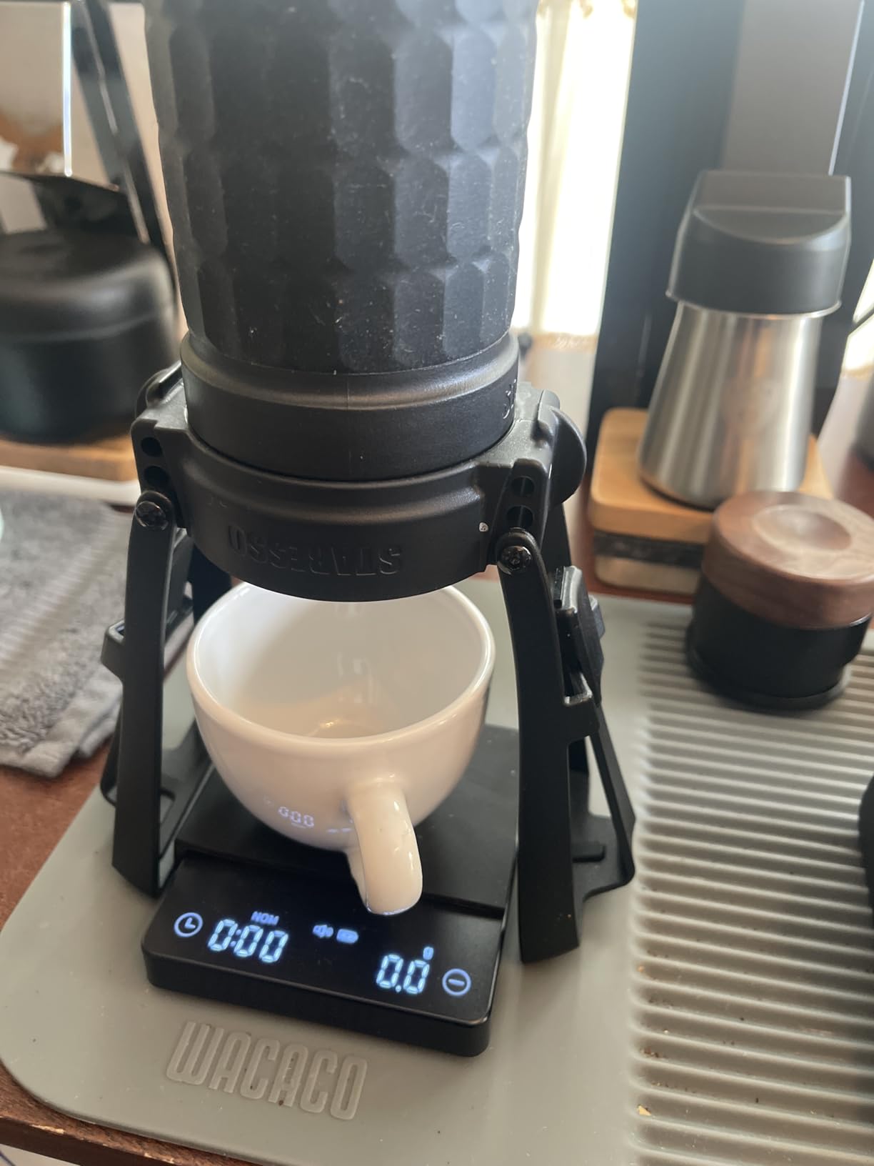 STARESSO PLUS SP300 Espresso Machine, Manual Portable Coffee Maker Compatible Ground Coffee with Pressurized Filter, Espresso Maker for Home Travel Camping Office, Non-Electric customer photo 2