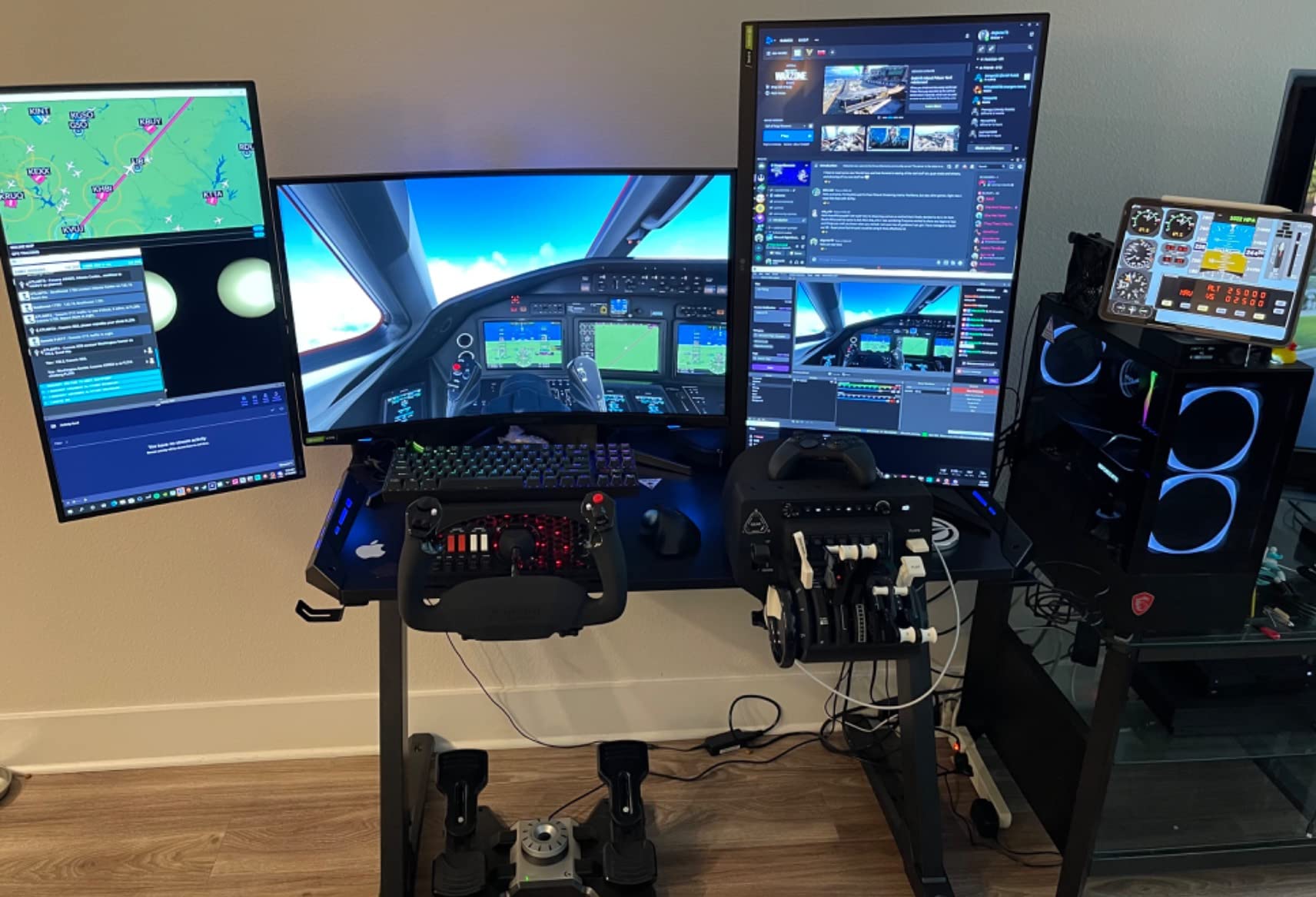 Honeycomb Alpha Flight Controls Yoke with Honeycomb Aeronautical Bravo Throttle Quadrant Bundle (2 Items) customer photo 2