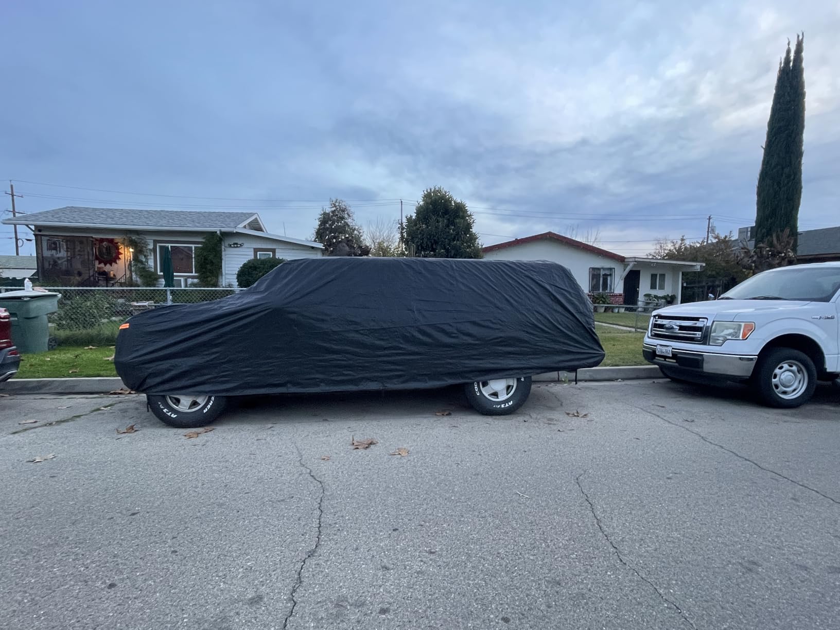 Kayme Car Cover Waterproof All Weather for Large Classic Sedans - Outdoor Cover for Ford Crown Victoria, Cadillac DTS, Grand Marquis, Lincoln Town Car, Chevy Impala customer photo 2