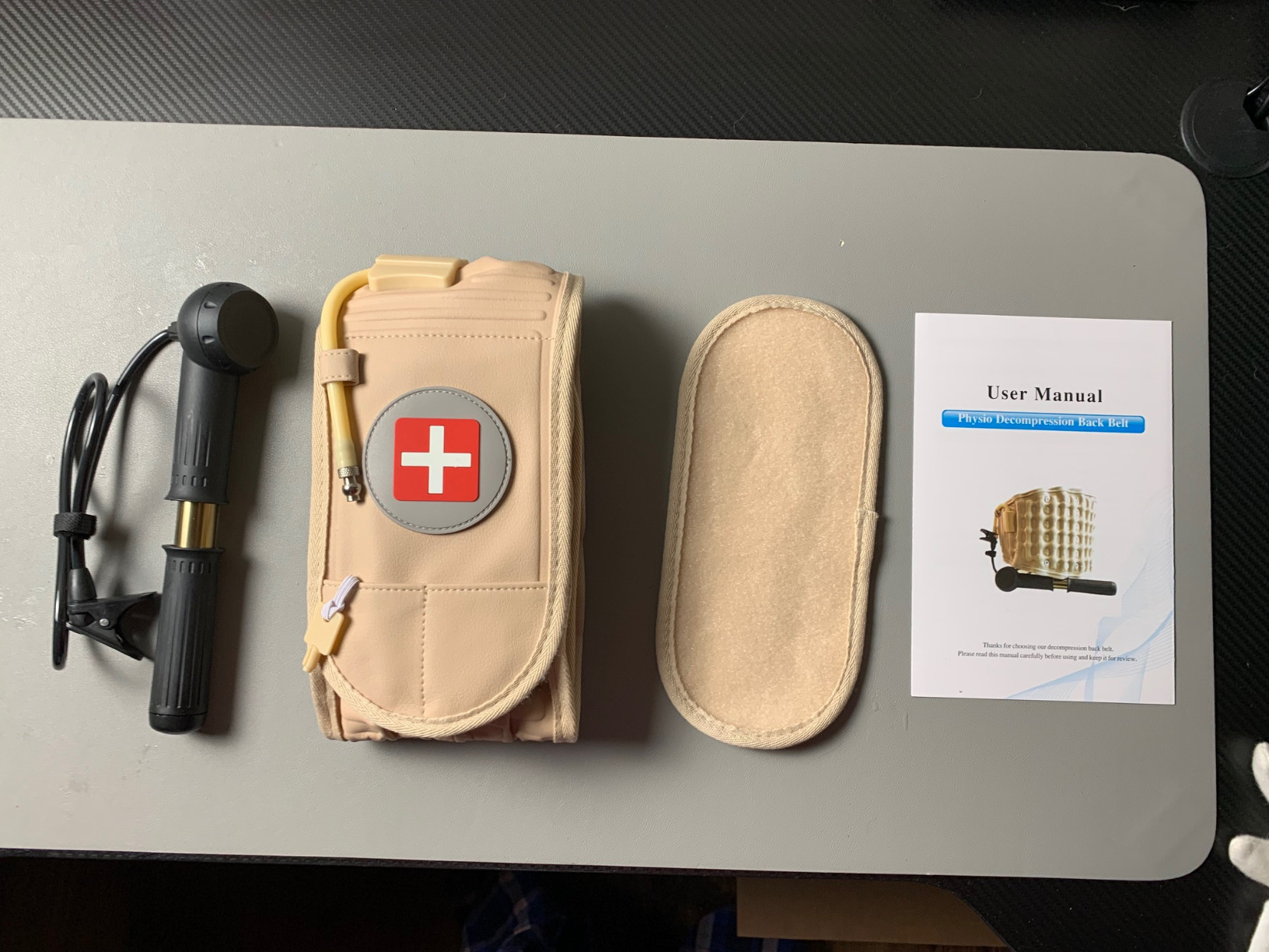 Decompression Back Belt,Lumbar Spine Support for Pain Relief,Lower Back Traction Device for Women and Men One Size Fits 29-49 inches Waist customer photo 1