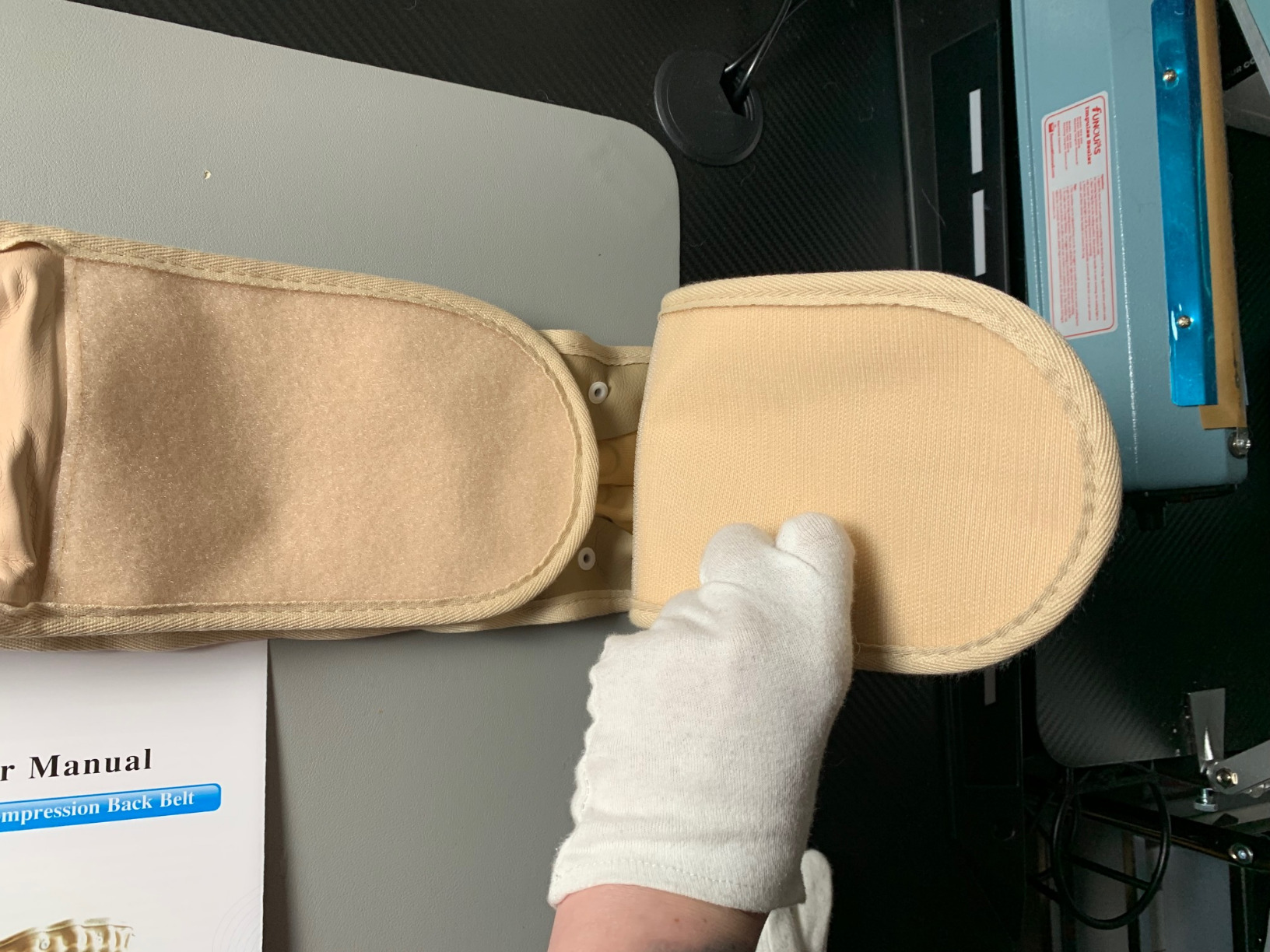 Decompression Back Belt,Lumbar Spine Support for Pain Relief,Lower Back Traction Device for Women and Men One Size Fits 29-49 inches Waist customer photo 2