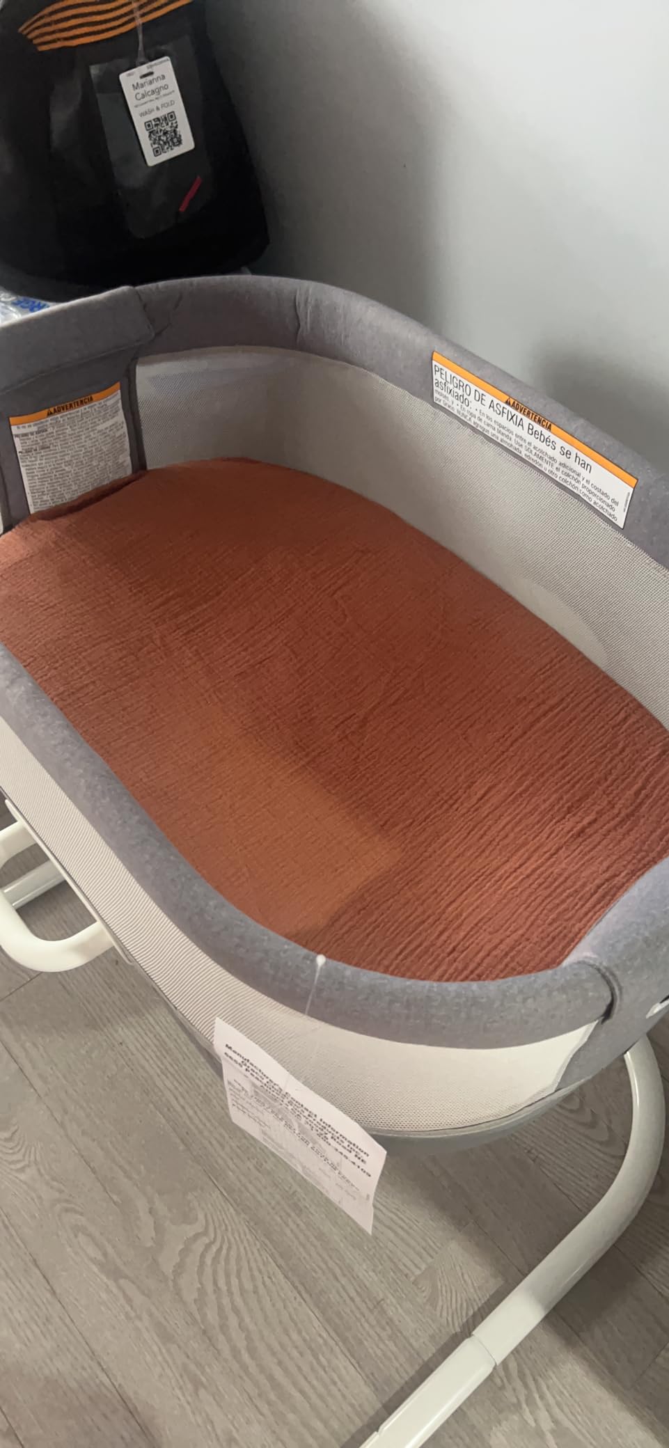 Graco DreamMore Bedside Bassinet Deluxe with Calming Motion, Skyler customer photo 1