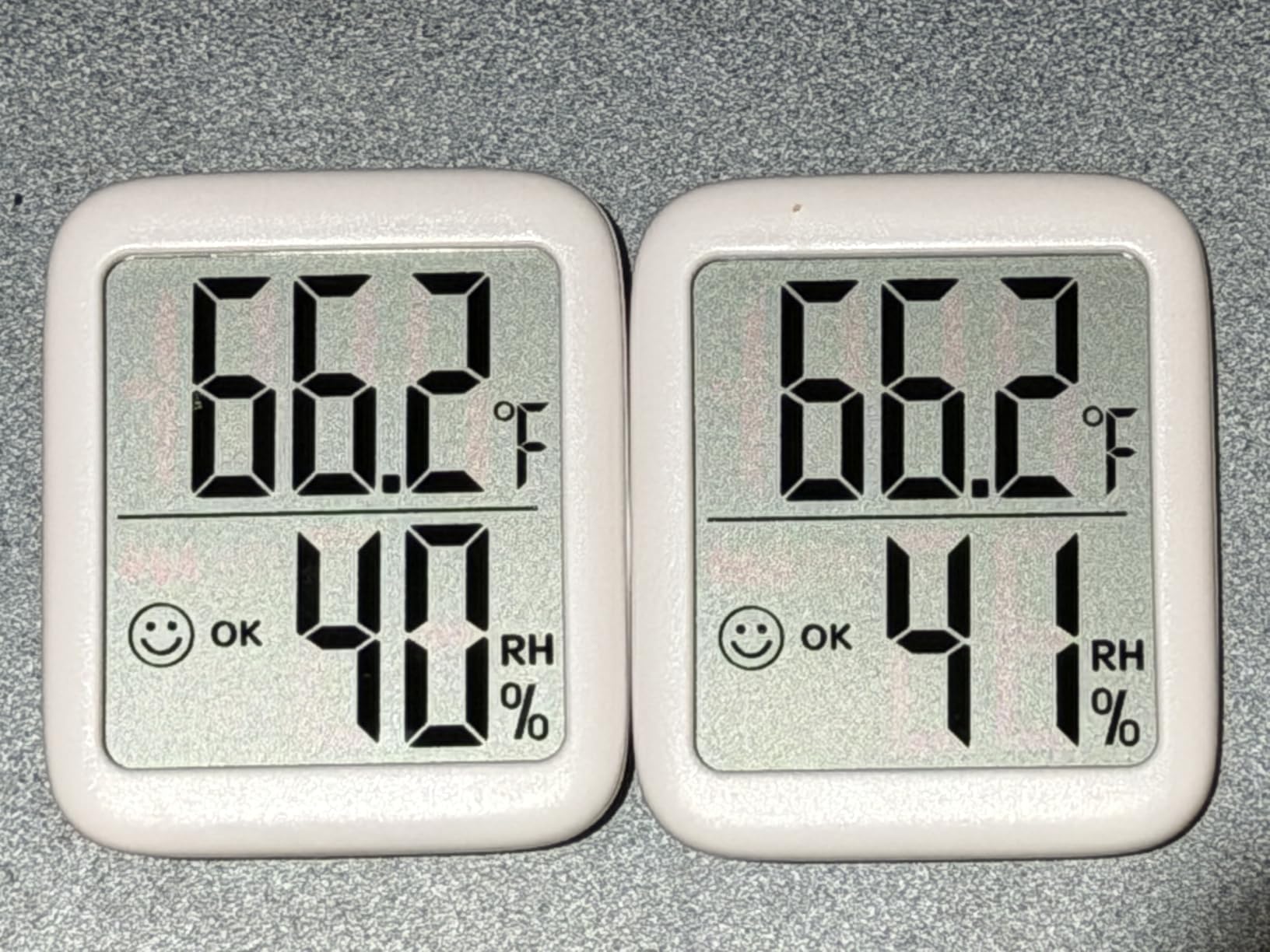 Antonki 2 Pack Room Thermometer for Home, Indoor Hygrometer Humidity Meter Gauge, Digital Temperature and Humidity Sensor Monitor for House, Terrarium, Incubator, Greenhouse - Battery Included customer photo 1