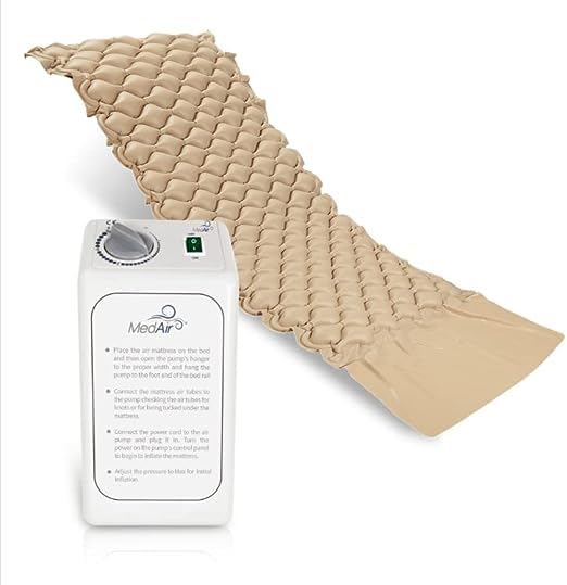 MedVance Premium Alternating Air Pressure Mattress Pad with Ultra Quiet Alternating Pump | Pressure Sore and Ulcer Prevention and Relief | Use on Medical, Hospital, or Standard Bed customer photo 2