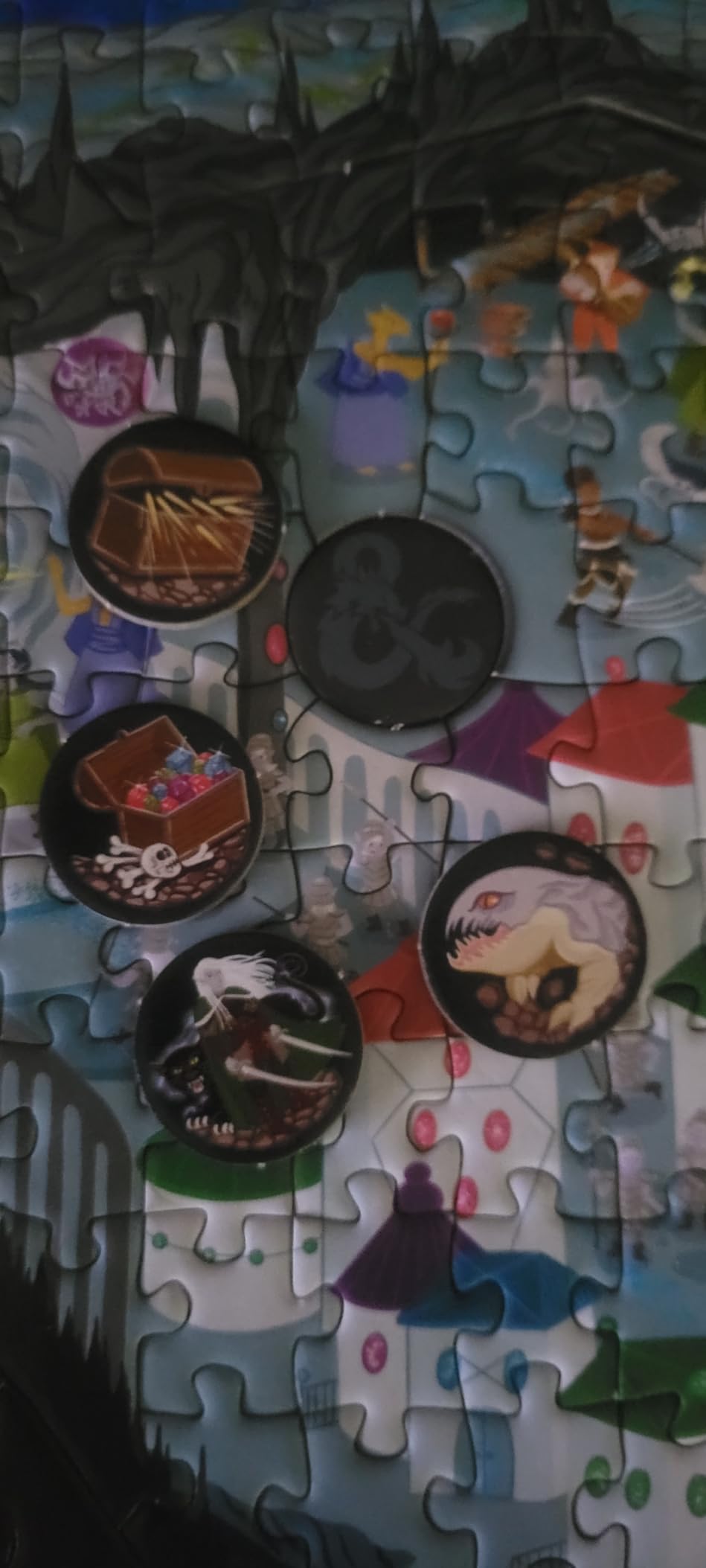 Campaign Dice Tower, Portable 7 Polyhedral Dice Role-Playing Board Games DND Dungeons Dragons MTG Magic The Gathering, for Adults & Kids Ages 8 and up customer photo 1