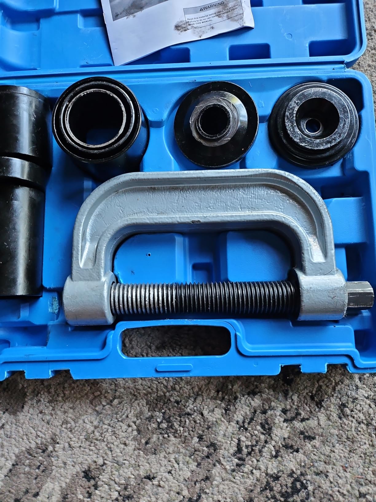 ATPEAM Ball Joint Service Tool | Heavy Duty Ball Joint Press & U Joint Removal Tool Kit with 4wd Adapters, for Most 2WD and 4WD Cars and Light Trucks customer photo 1