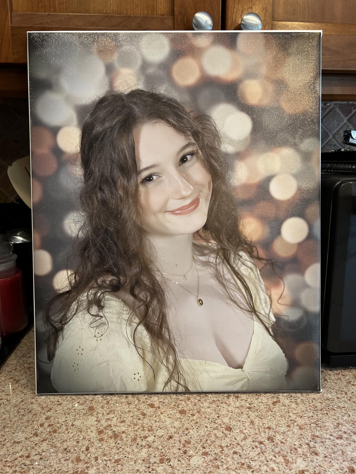 DIY Canvas Stretcher Bars 12x16 Inch Canvas Frame - Easy to Assemble, Gallery Wrap Oil Frame Kits Canvas Wood Stretcher Bars- for Oil Paintings, Prints, Paint by Numbers & Posters customer photo 2