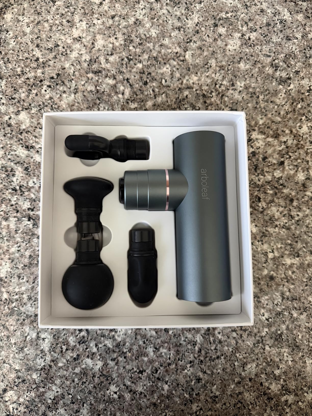 arboleaf Massage Gun Deep Tissue, Balance of Power & Portability Full-Metal Percussion Massager with Silent Brushless Motor customer photo 1