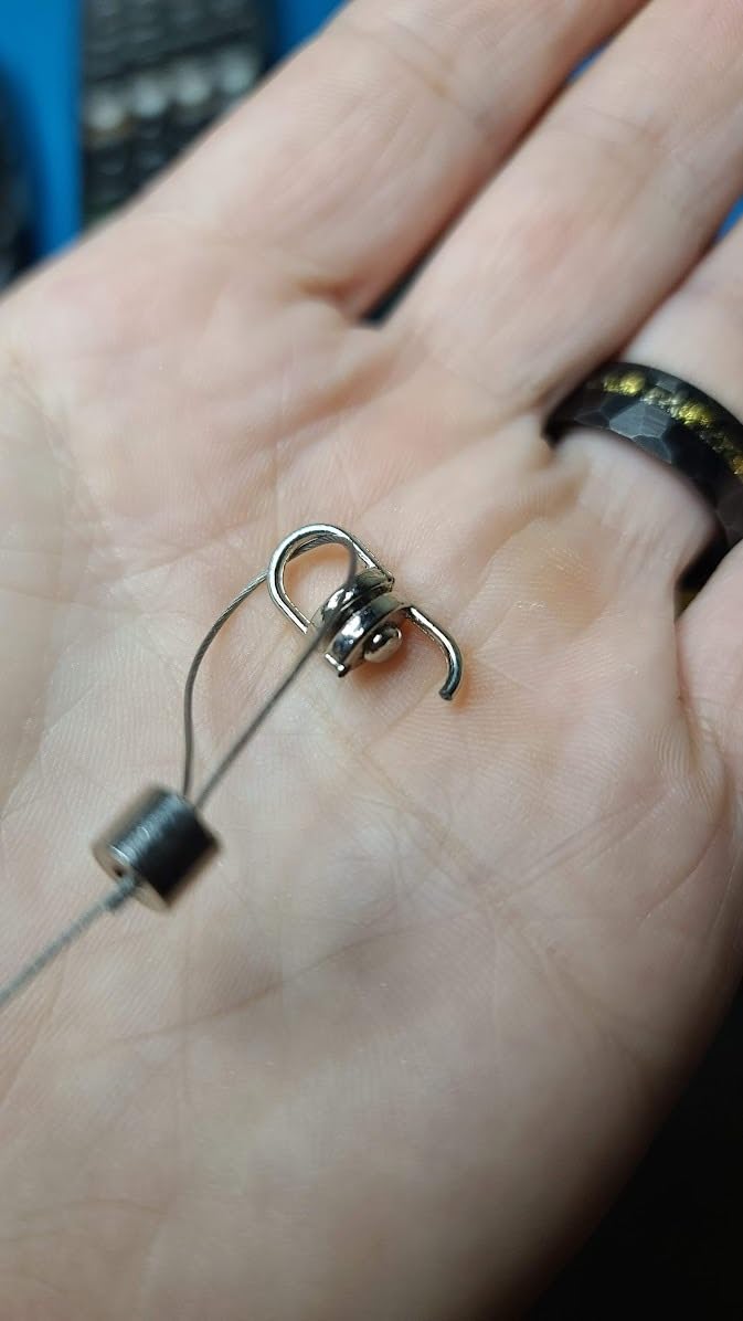 Cosmos Set of 3 Cable Management VR Pulley System for VR Headset and cable cords, VR Accessories Set with 3 Pulleys and 3 Adhesive Hooks customer photo 1