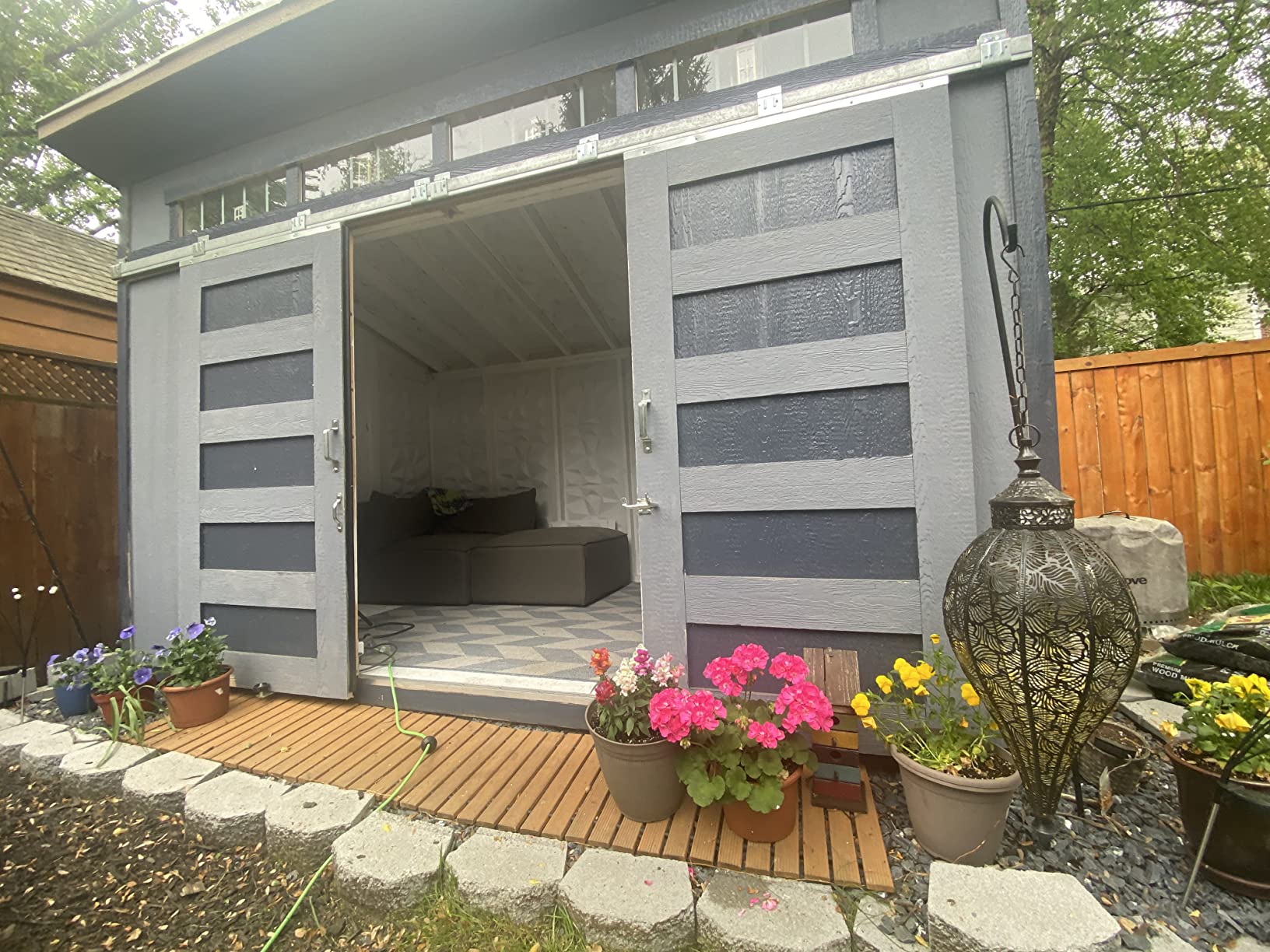 Handy Home Products Palisade 12x8 Do-it-Yourself Wooden Storage Shed with Floor Kit- Does not Include Paint and Roofing Shingles customer photo 2