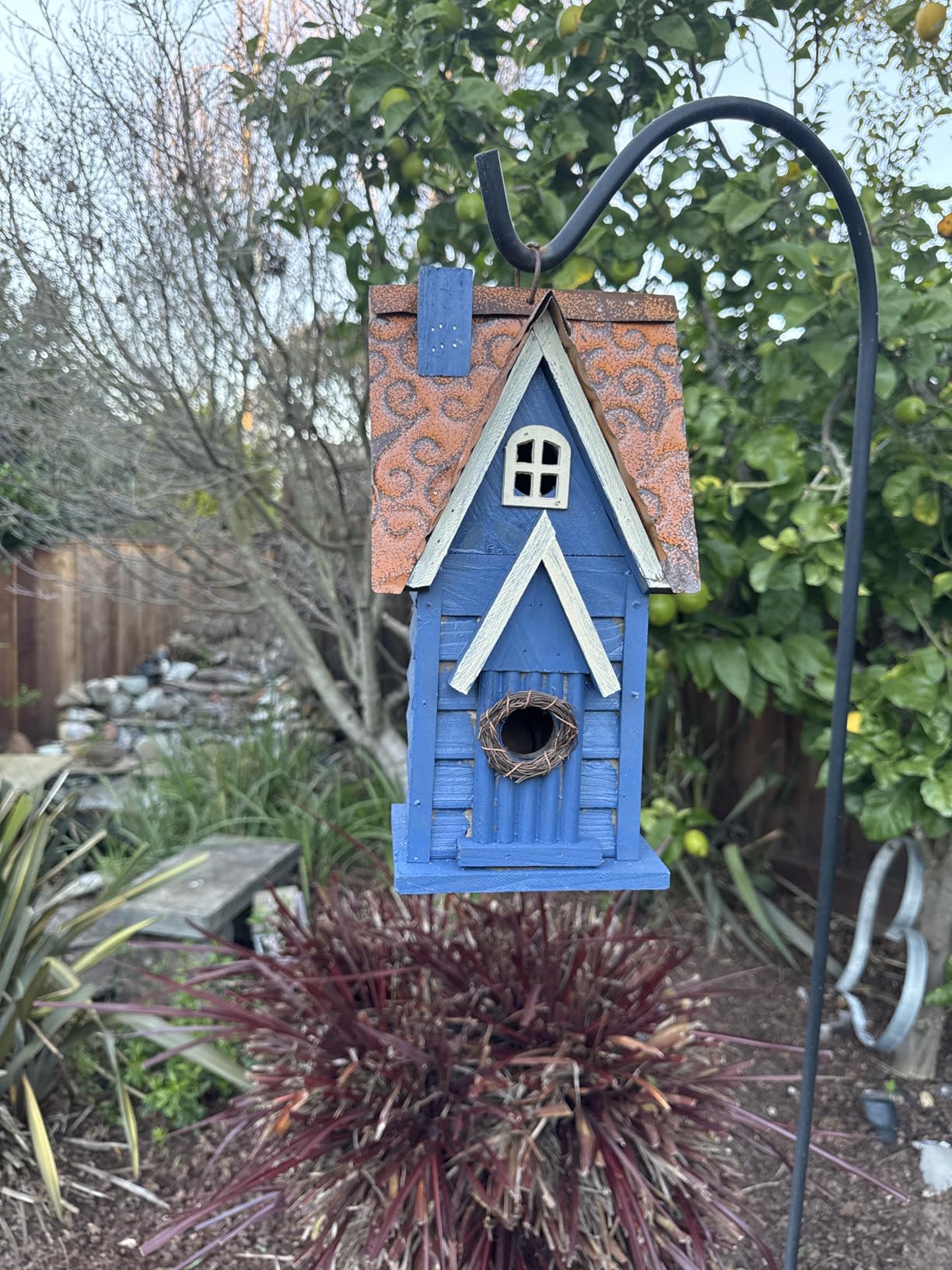 Glitzhome Bird Houses for Outside, 12
