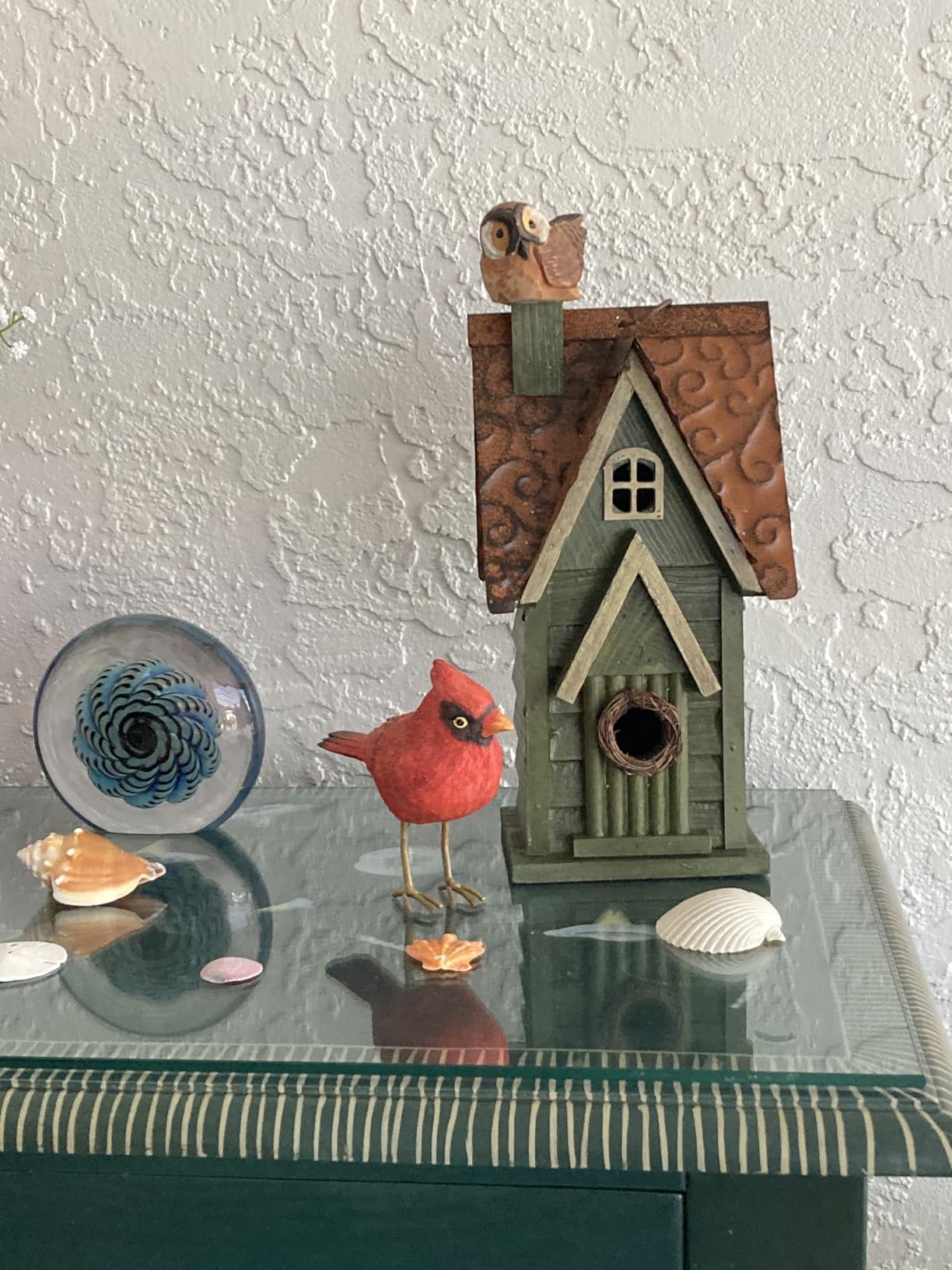 Glitzhome Bird Houses for Outside, 12