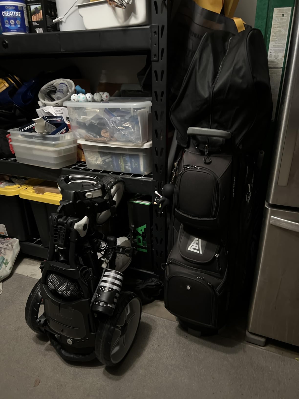 Caddytek CaddyLite ONE-Swivel V8 Golf Push Cart - Lightweight 3 Wheel Foldable Cart with One-Click Folding, 360° Swivel Front Wheel, Adjustable Handle, Cooler Basket, Umbrella & Drink Holder customer photo 1