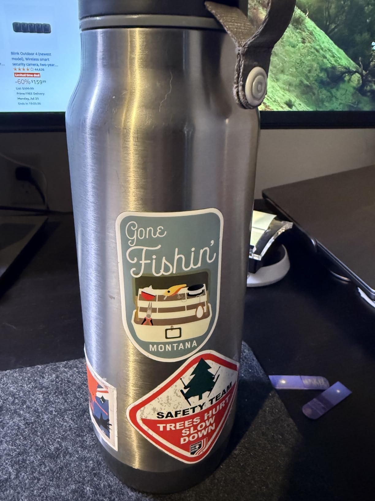 Hidrate Spark PRO Smart Water Bottle - Insulated Stainless Steel - Tracks Water Intake with Bluetooth, LED Glow Reminder When You Need to Drink - Straw Lid, 32oz, Brushed Steel customer photo 1