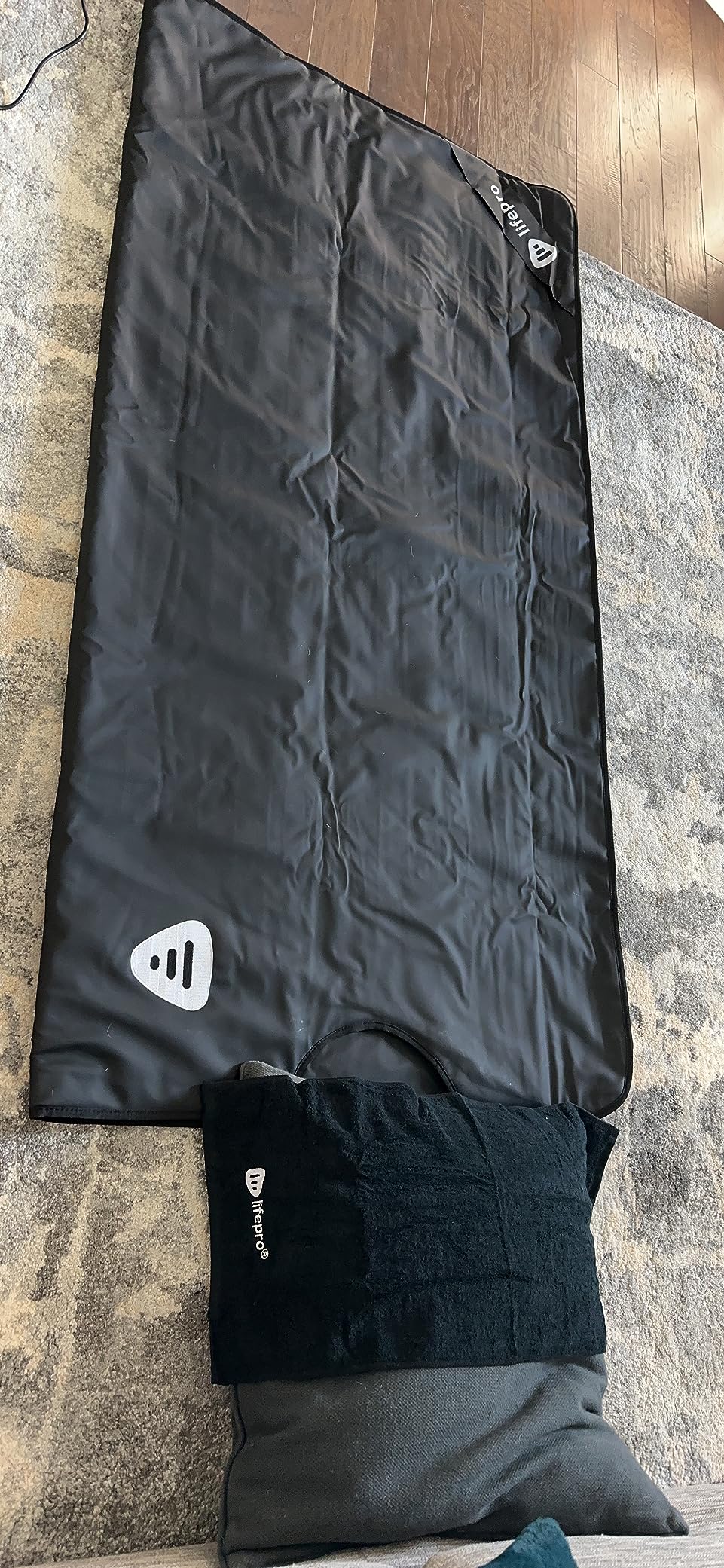 LifePro RejuvaWrap Infrared Sauna Blanket for Detox & Relaxation - Low EMF Carbon Fiber Heating, 9 Temp Levels, 5 Colors - Portable Sauna Blanket Infrared with Waterproof Interior customer photo 11