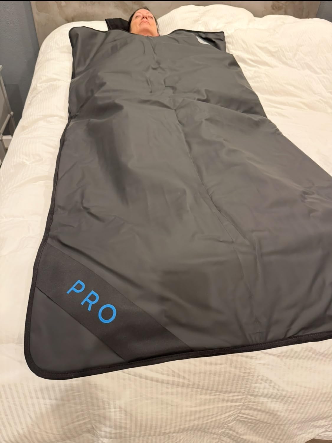 LifePro RejuvaWrap Infrared Sauna Blanket for Detox & Relaxation - Low EMF Carbon Fiber Heating, 9 Temp Levels, 5 Colors - Portable Sauna Blanket Infrared with Waterproof Interior customer photo 7