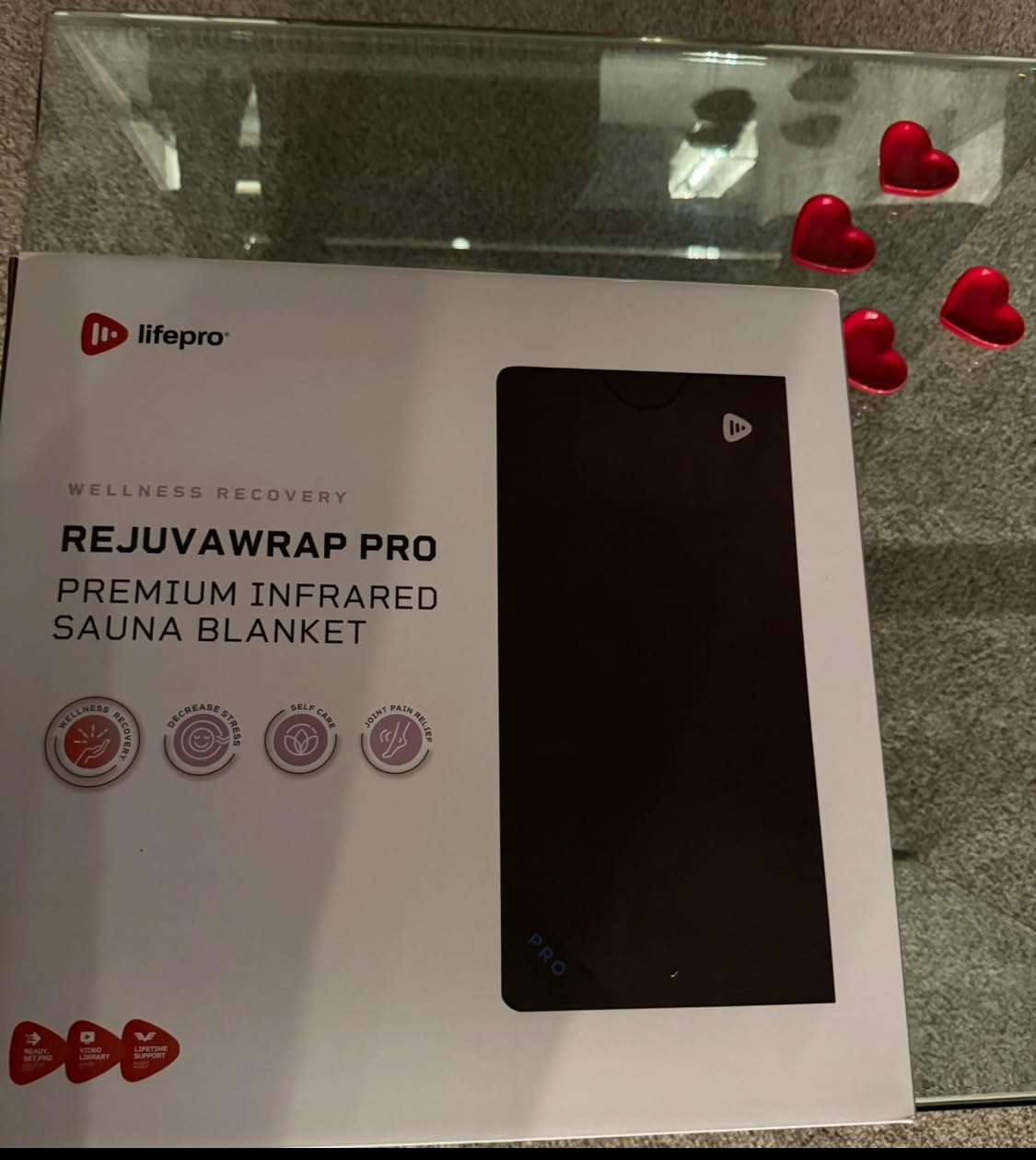 LifePro RejuvaWrap Infrared Sauna Blanket for Detox & Relaxation - Low EMF Carbon Fiber Heating, 9 Temp Levels, 5 Colors - Portable Sauna Blanket Infrared with Waterproof Interior customer photo 8