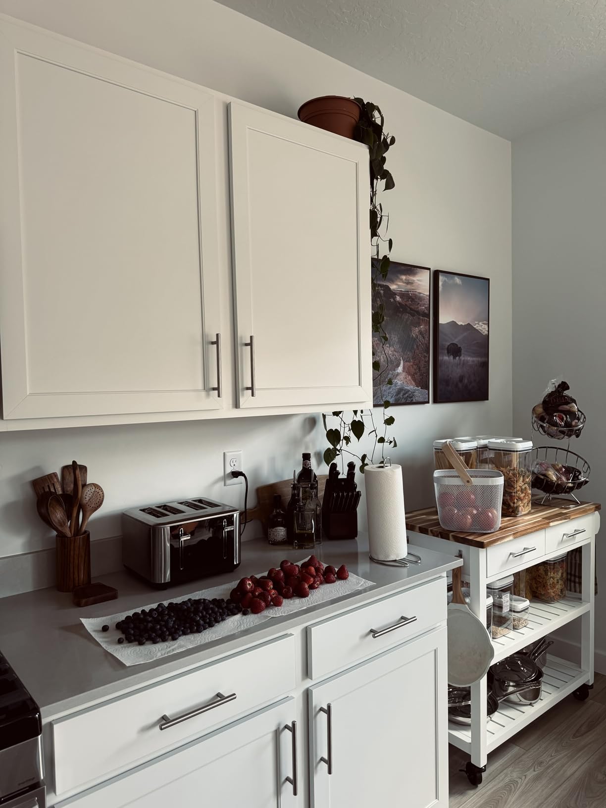 9 Piece Natural Teak Wooden Kitchen Utensil Set with Spoon Rest - Comfort Grip Cooking Spoons and Utensils Holder customer photo 2