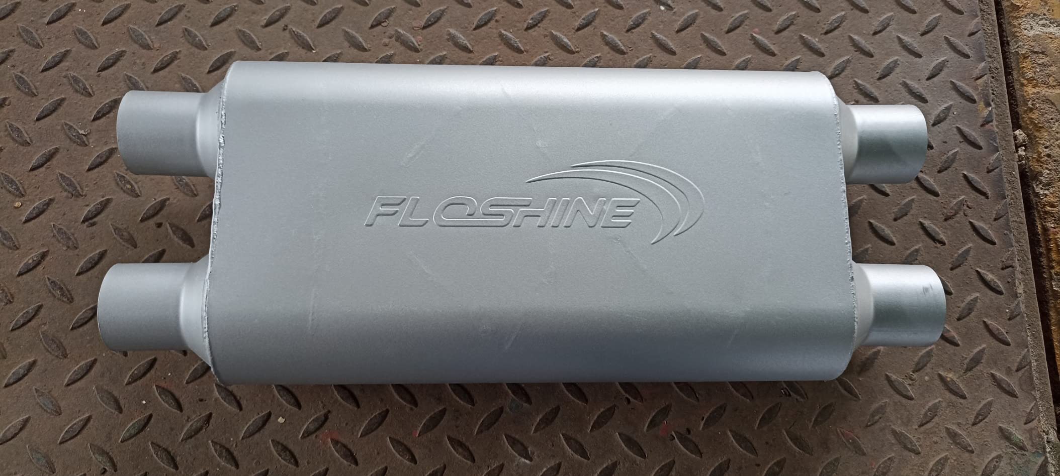 Universal 80Series Mufflers 2.5 Inch Dul Inlet (ID) 2.5 Inch Dul Outlet (ID), 3 Chamber Performance Automotive Muffler Exhaust FH20D20 customer photo 1