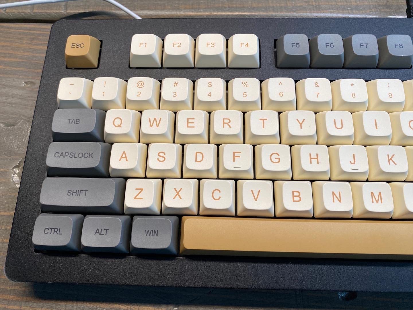XDK Custom Keycaps 124 Keys(PBT XDA Dye-Sub) Cute Matcha Green Japanese Keycaps Set for 60% 65% 100% Mechanical Keyboard customer photo 1