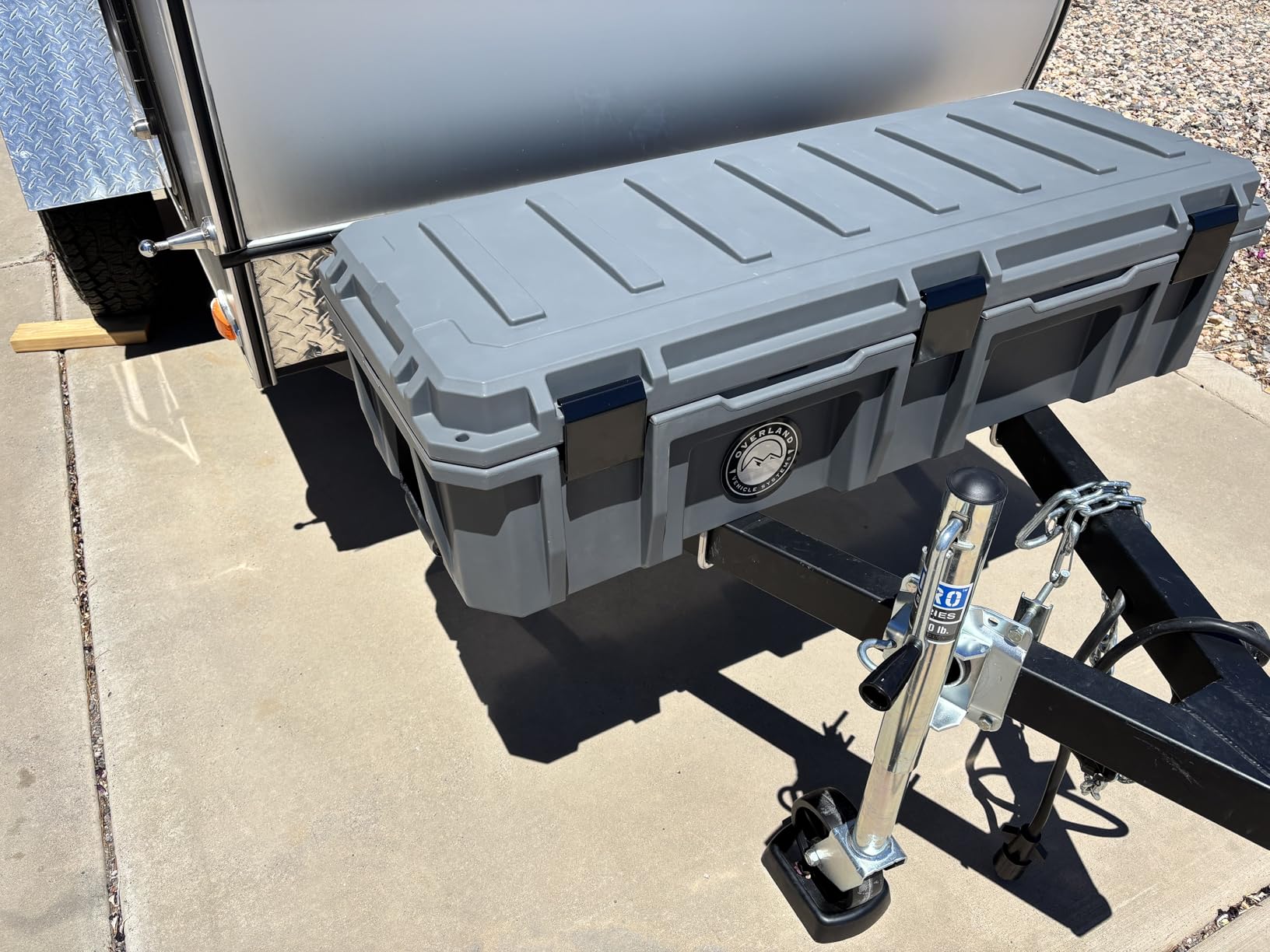 Overland Vehicle Systems D.B.S. 169 QT Dry Box Storage with Drain and Bottle Opener - Dark Grey Waterproof Sealing Heavy Duty Latches customer photo 1