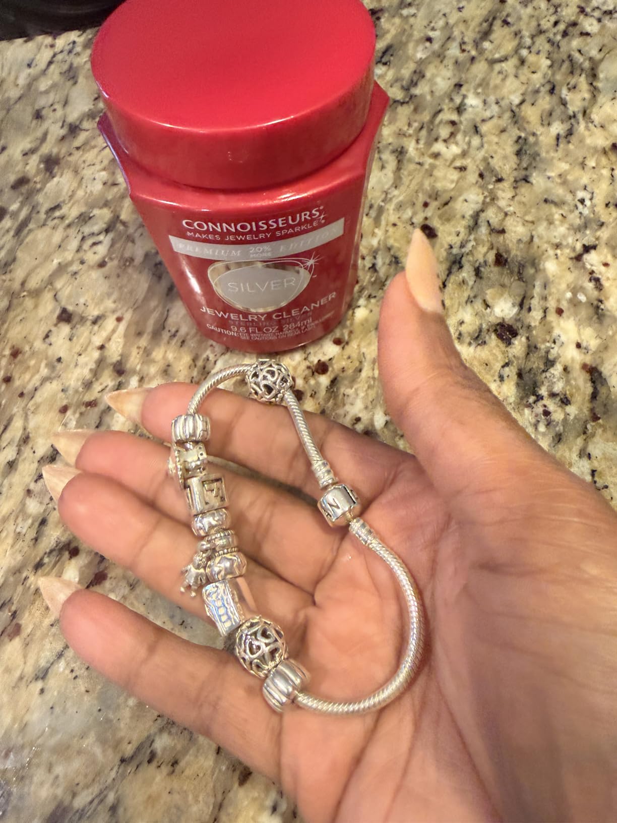 CONNOISSEURS Premium Edition Jewelry Cleaner, Value Size 9.6oz - Pick from Fine, Silver or Delicate Jewelry Cleaner customer photo 1