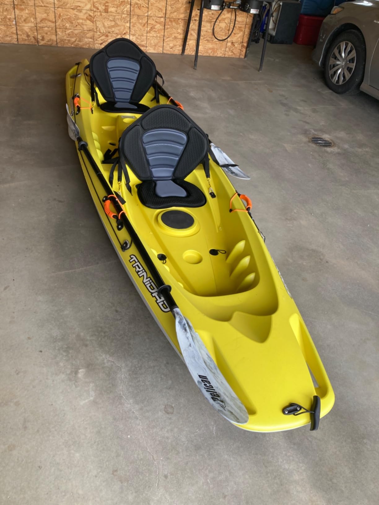 HLOGREE Kayak Seats - 1/2 Pck, Thicken Padded Seat Cushion with Back Support, Canoe & Ocean Sup Compatible customer photo 1