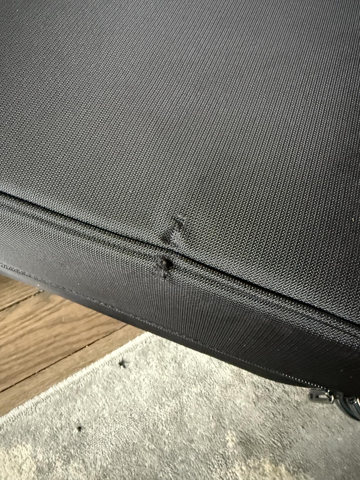 Helium DLX Rolling Garment Bag with Spinner Wheels, Black customer photo 1